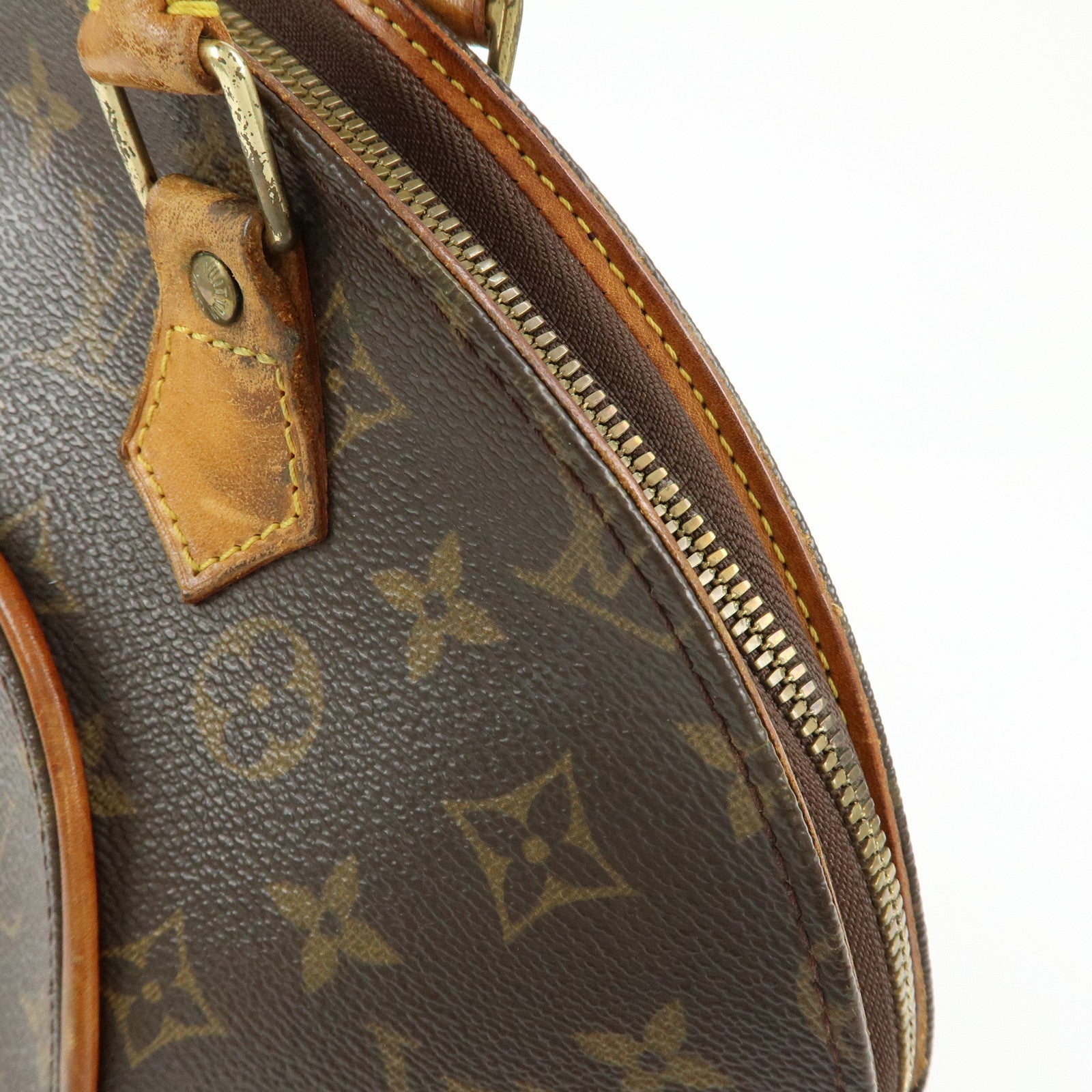 Louis Vuitton Monogram Ellipse PM Hand Bag Brown M51127