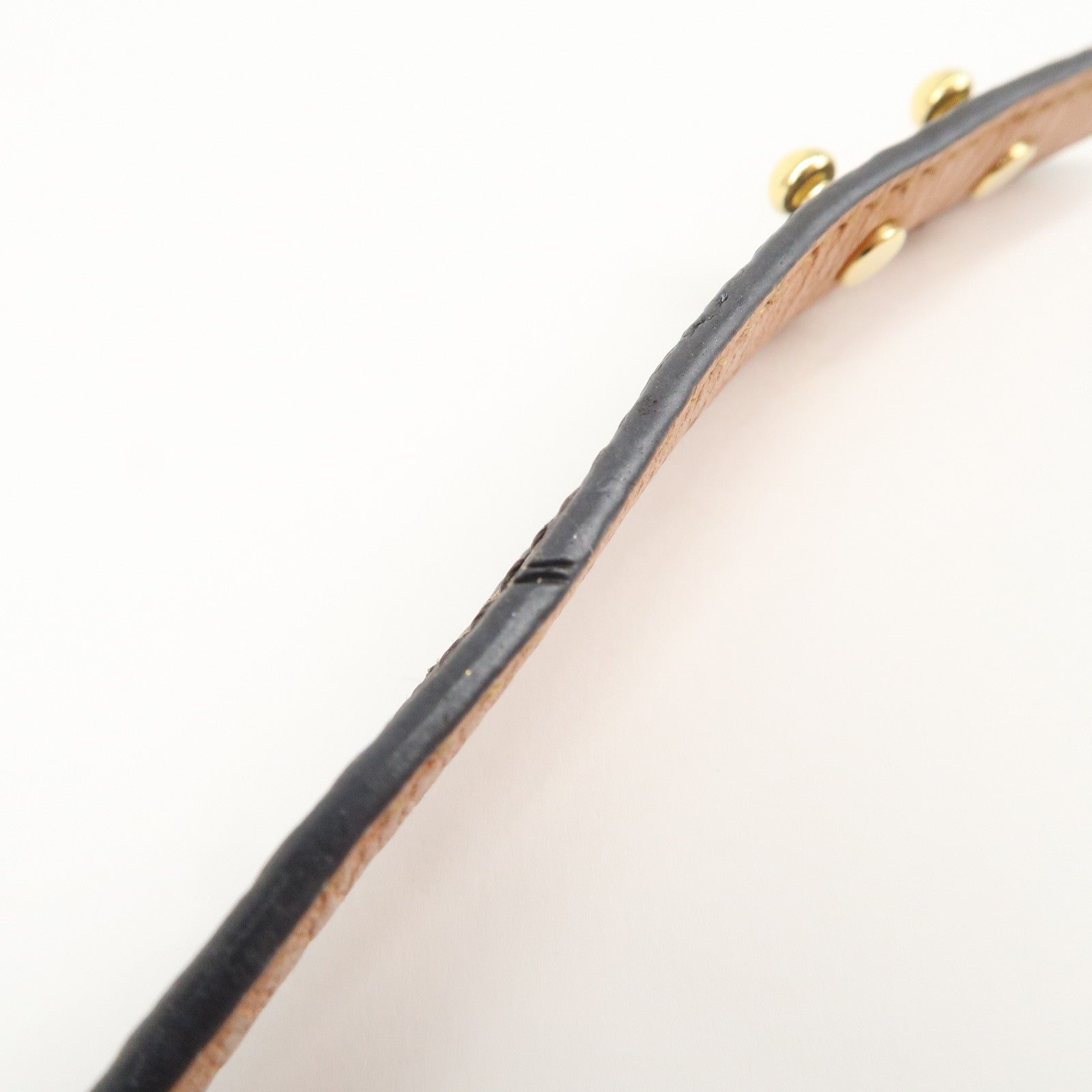 Louis Vuitton Monogram Canvas Leather Bracelet Essential V M6042