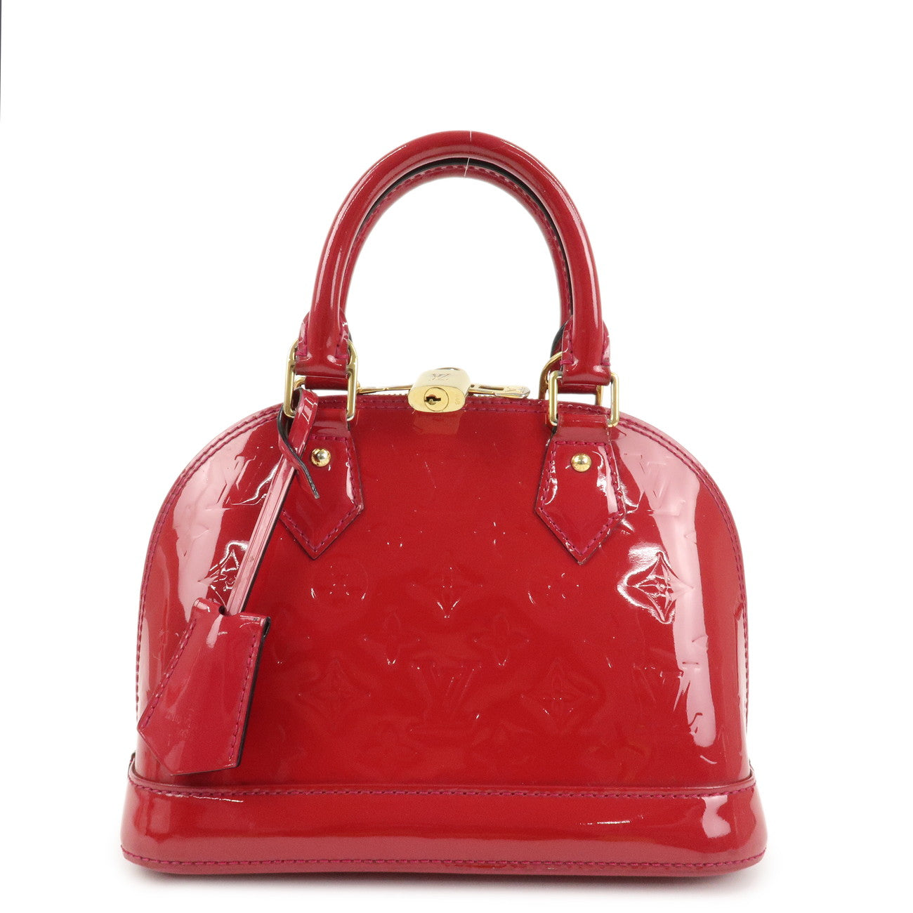 Louis Vuitton Monogram Vernis Alma BB 2Way Bag Rose Indien M91771 Used