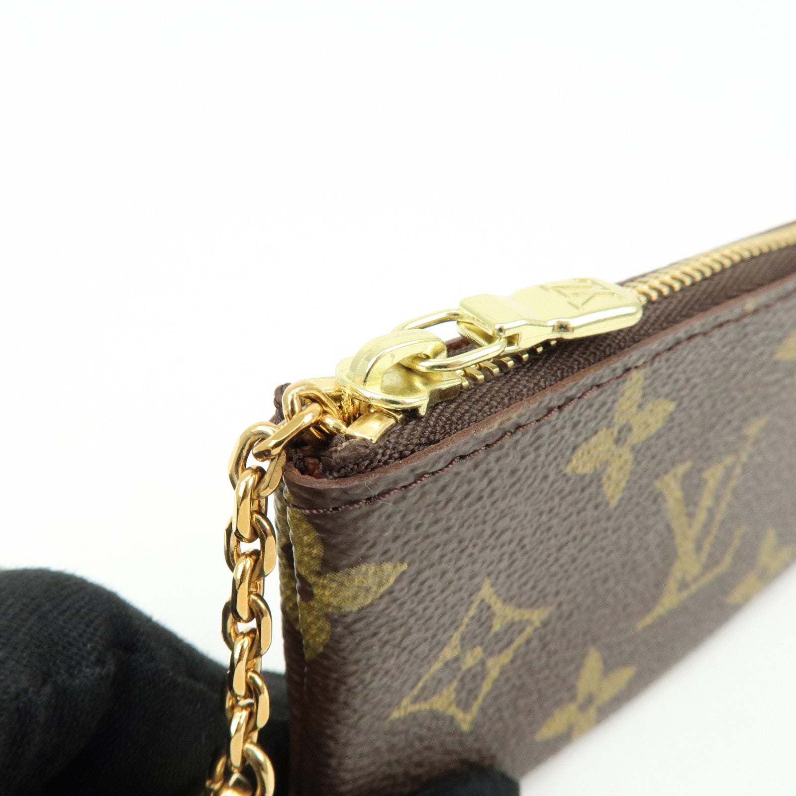 Louis Vuitton Monogram Pochette Cles Coin Case Key Case M62650