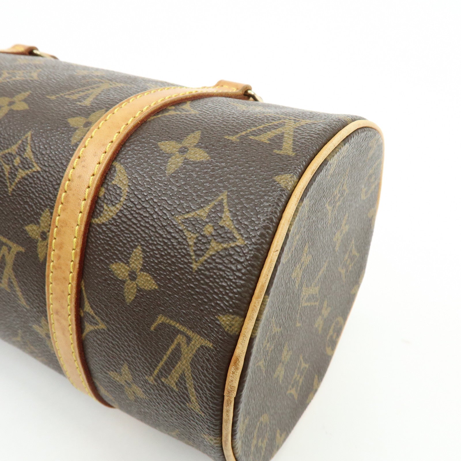 Louis Vuitton Monogram Papillon 26 Hand Bag Brown M51386