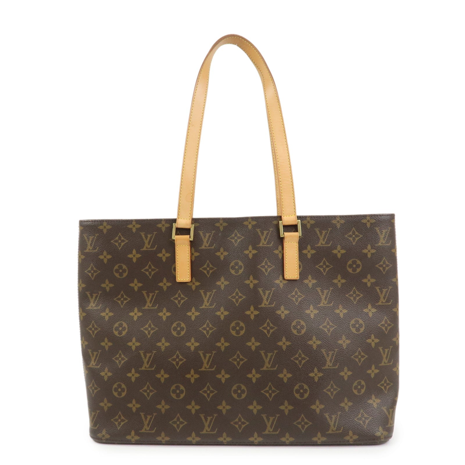 Louis Vuitton Monogram Luco Tote Bag Shoulder Bag Brown M51155