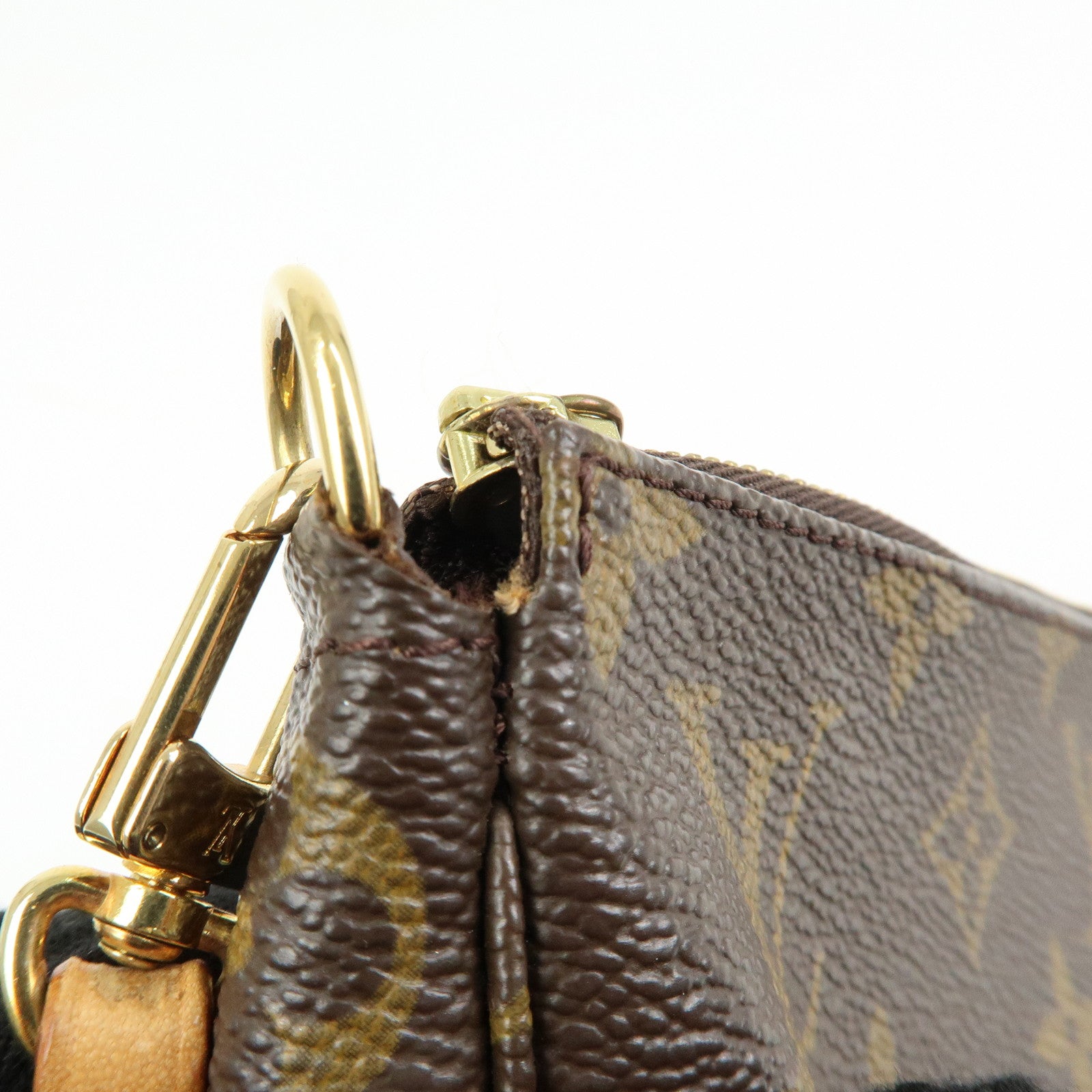 Louis Vuitton Monogram Pochette Accessoires Pouch Hand Bag M51980