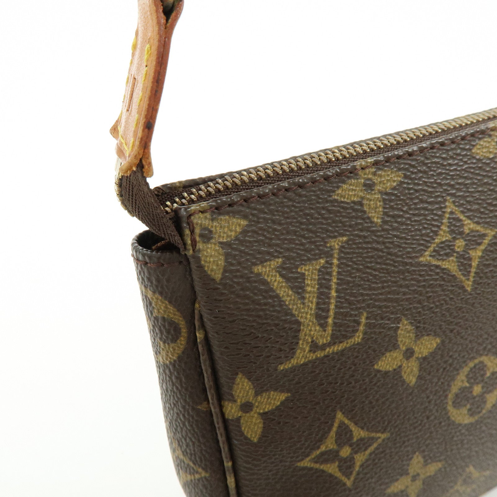 Louis Vuitton Monogram Pochette Accessoires Pouch Hand Bag M51980