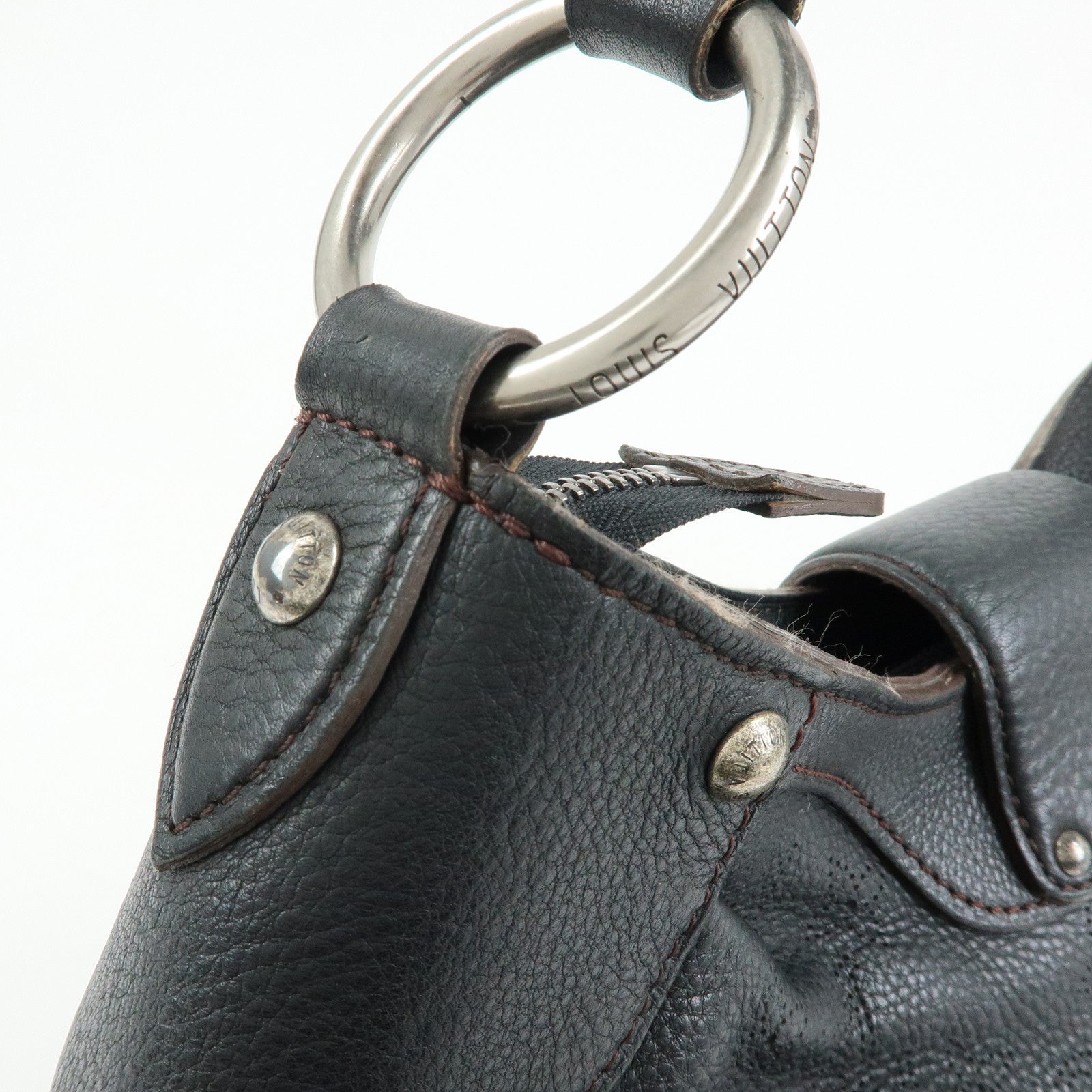 Louis Vuitton Monogram Mahina Solar PM Shoulder Bag Noir M93127