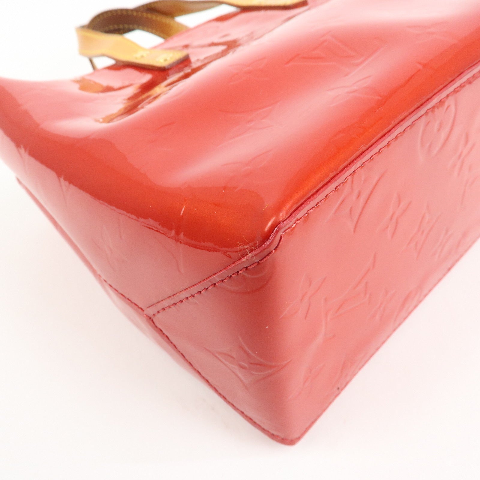 Louis Vuitton Monogram Vernis Lead PM Hand Bag Pomme d'Amour M91990