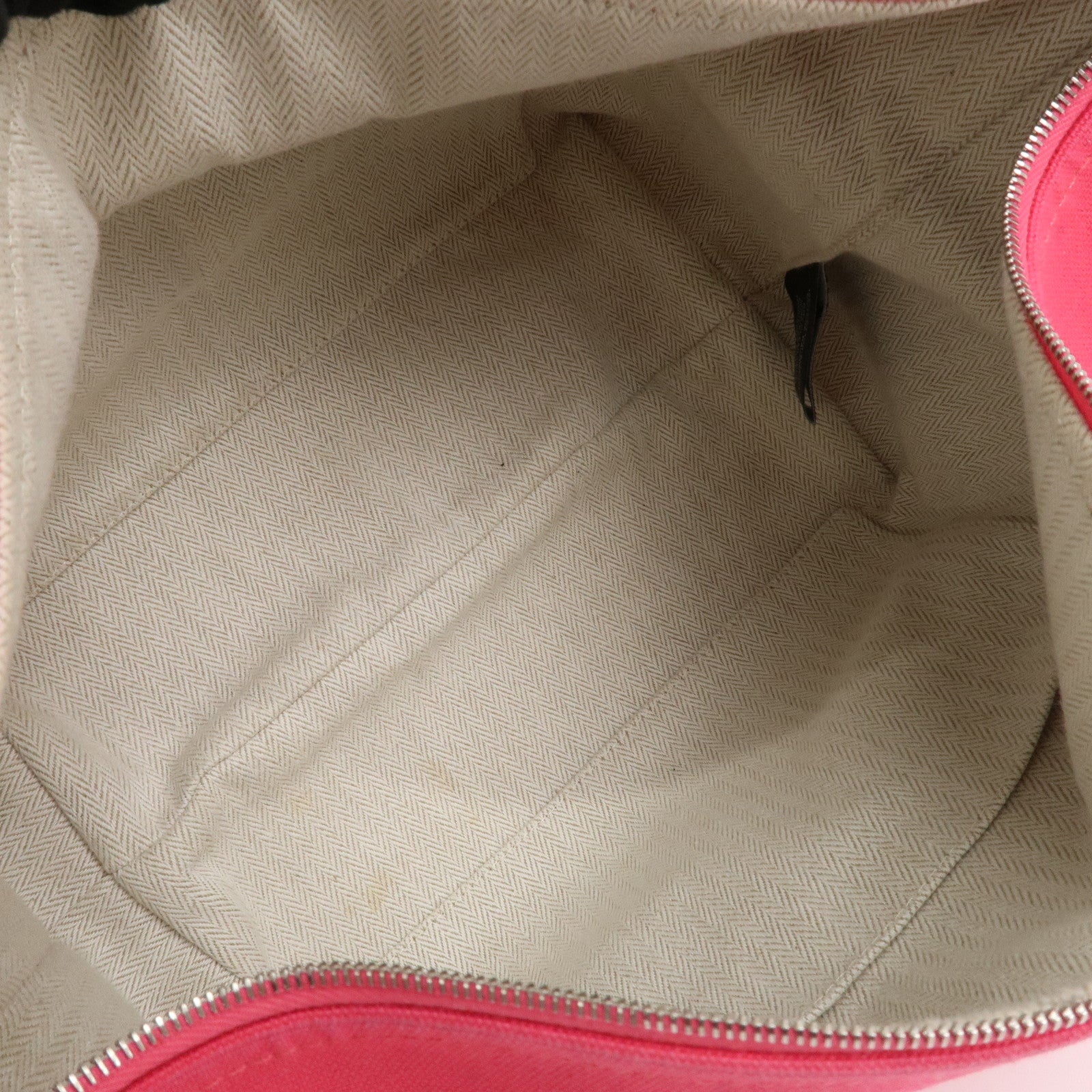 HERMES Brides A Brac GM Pouch Hand Bag Vanity Bag Toile H Pink