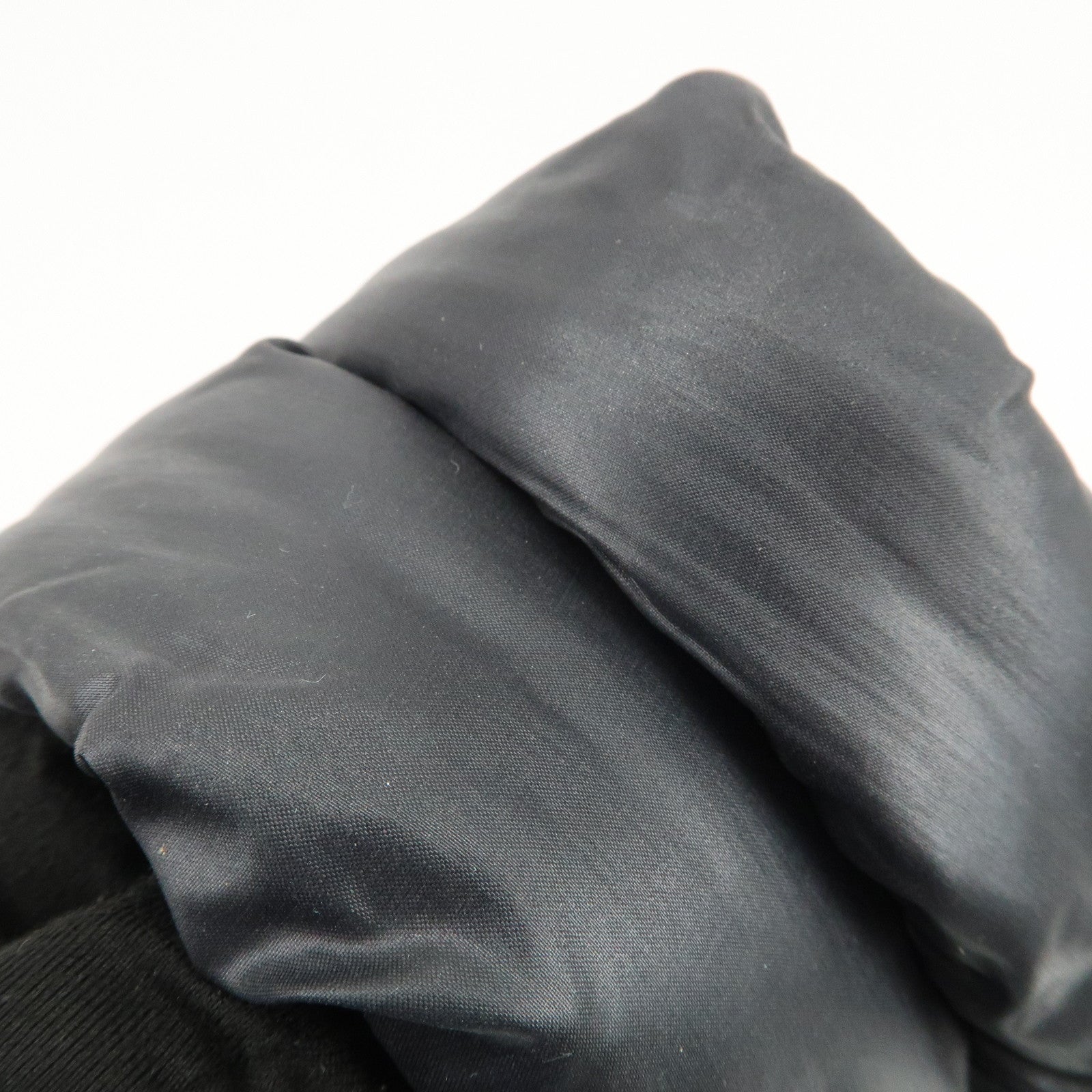 CHANEL COCO Cocoon PM Nylon Leather Tote Bag Hand Bag Black A48610