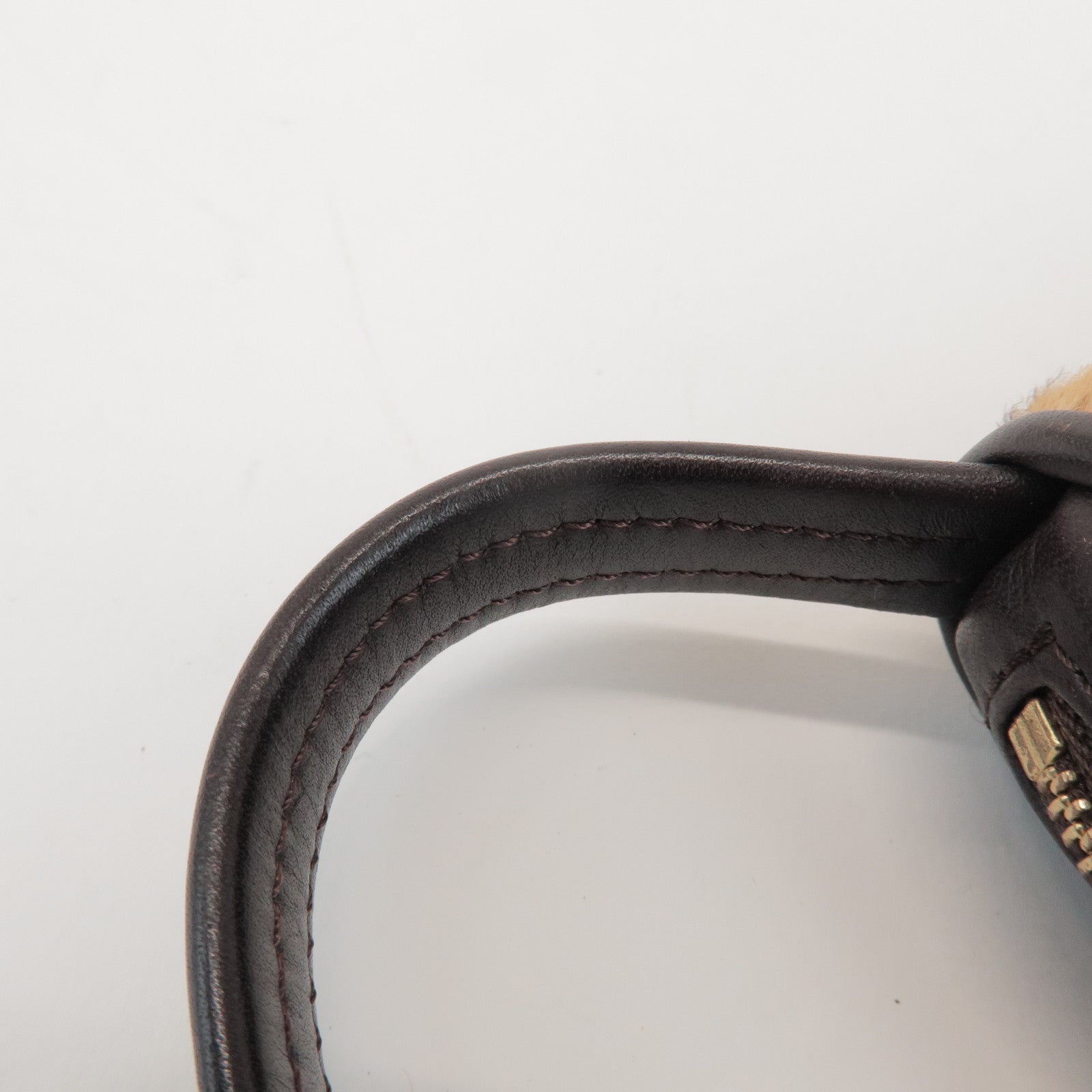 Louis Vuitton Damier Sauvage Tiger Hair Calf Hand Bag Brown M92132