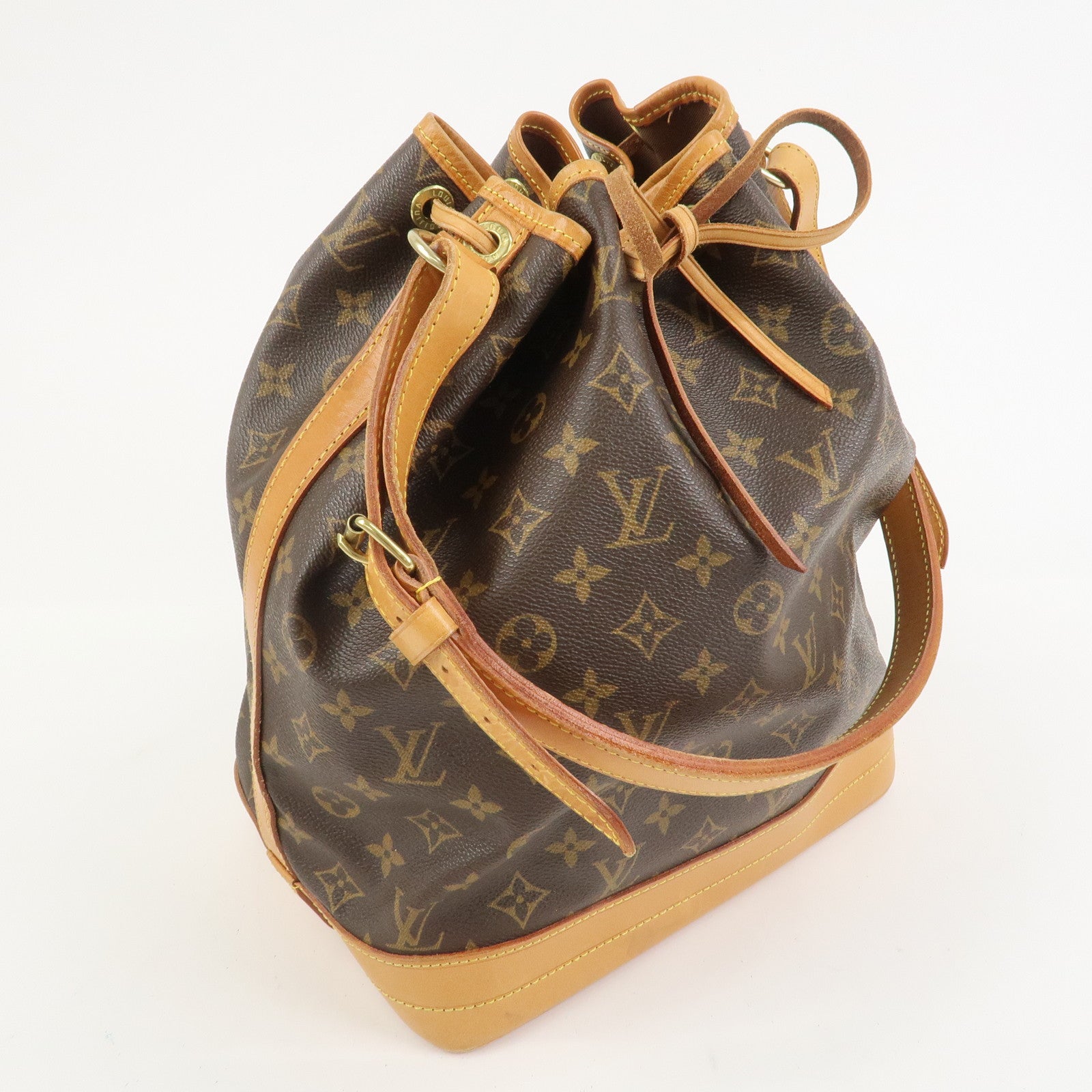 Louis Vuitton Monogram Noe Shoulder Bag Hand Bag Brown M42224