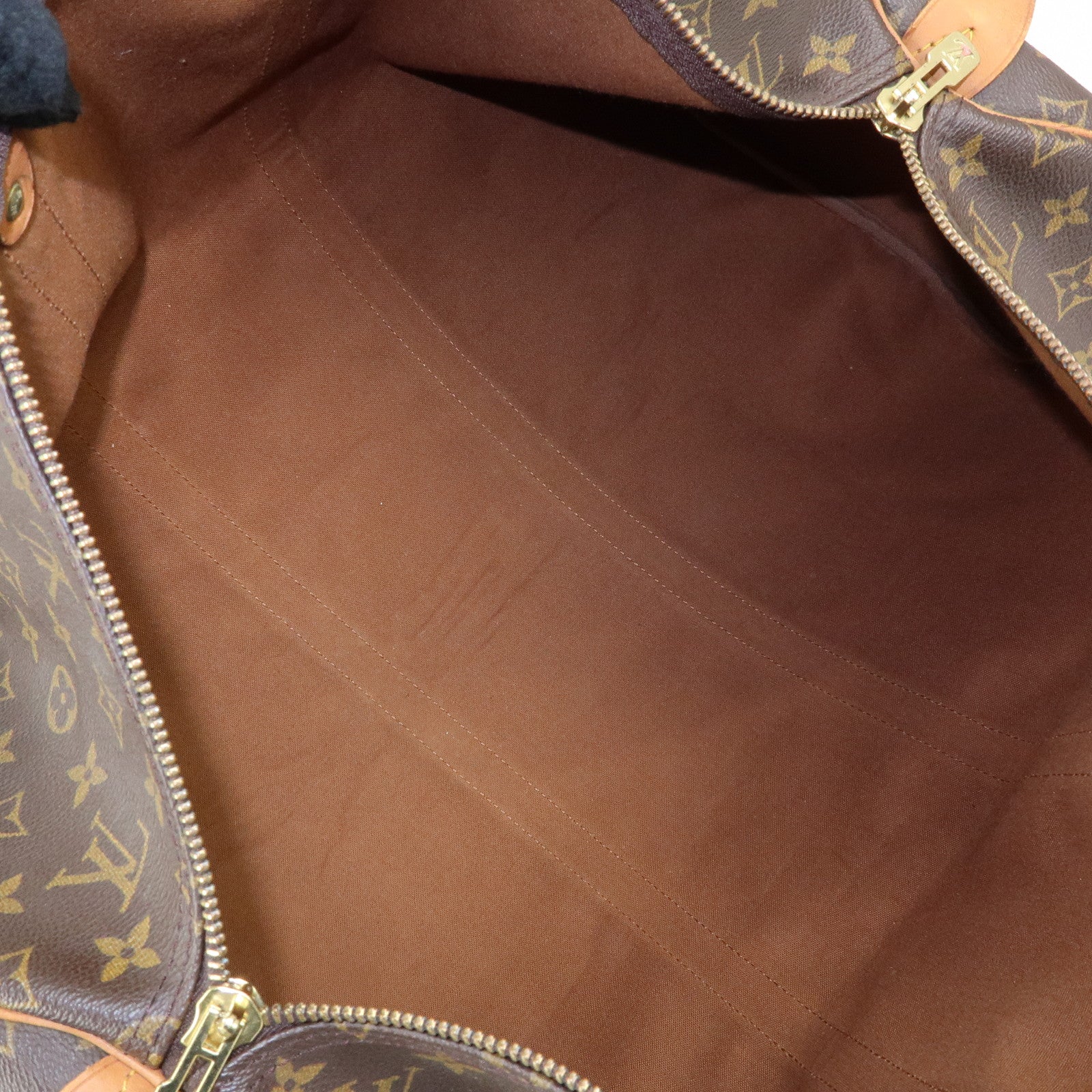 Louis Vuitton Keep All 55 Boston Bag Hand Bag Brown M41414