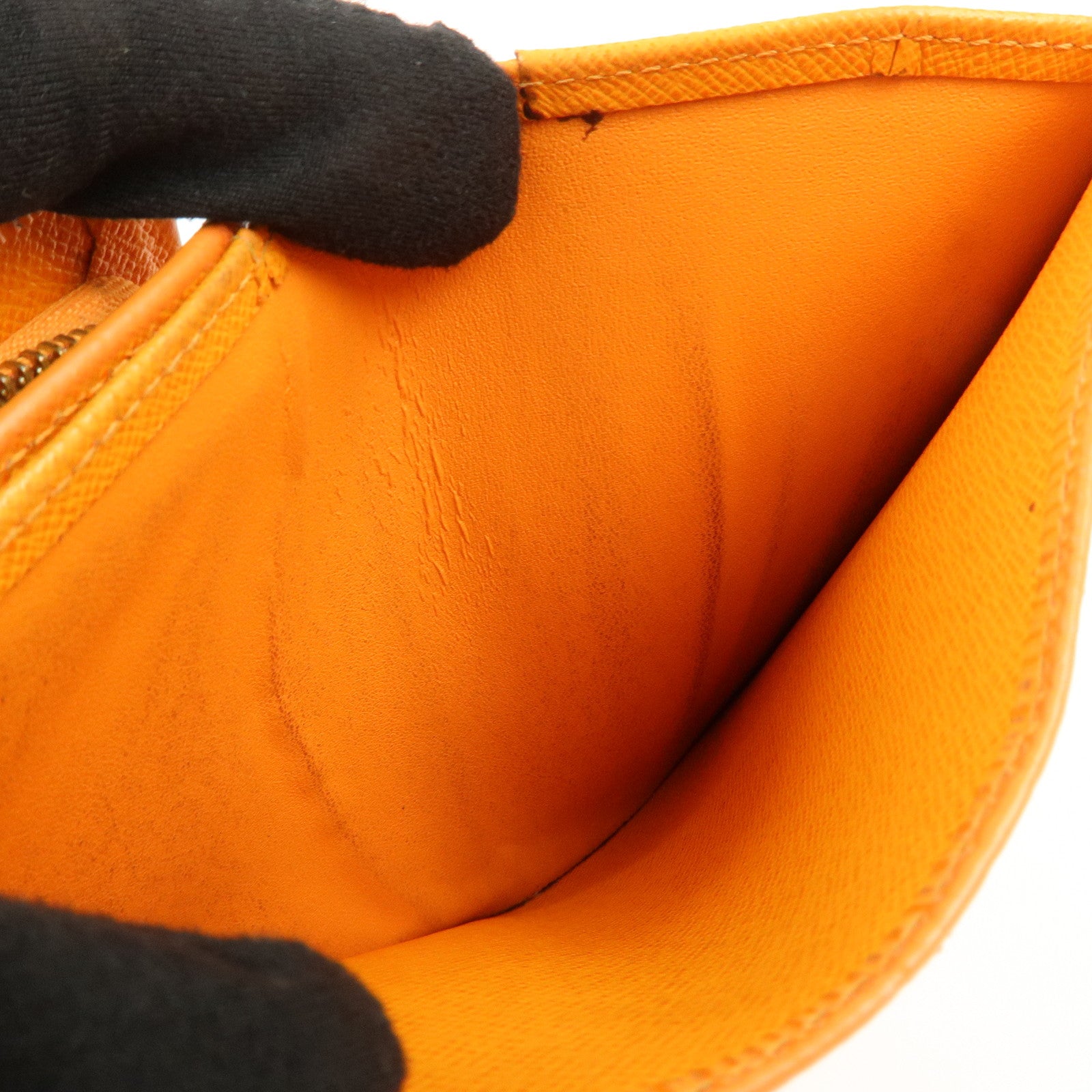 Louis Vuitton Epi Leather Porte Monnaie Billet Tresor Wallet M6350H