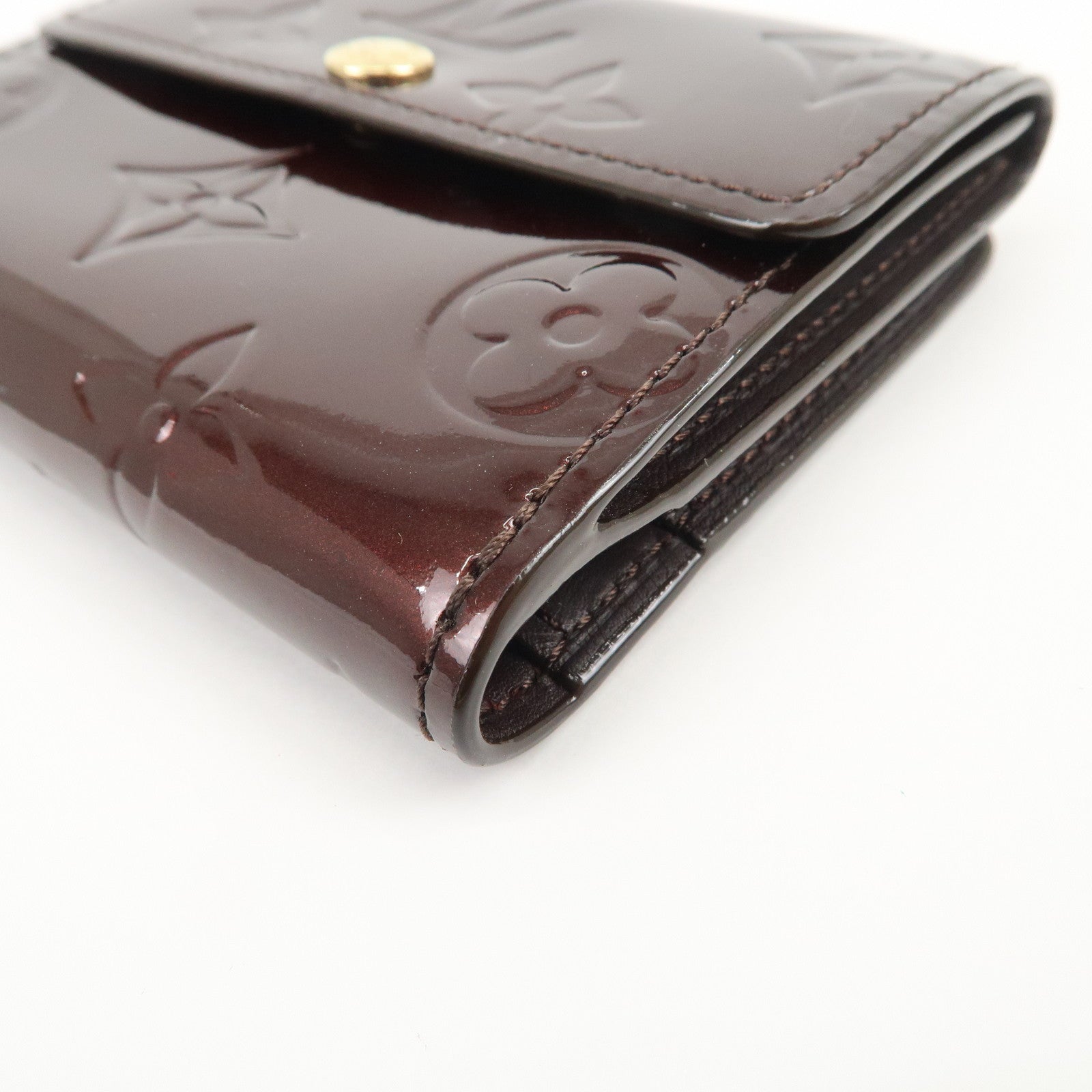 Louis Vuitton Monogram Vernis Leather Ludlow Coin Card Case M93519