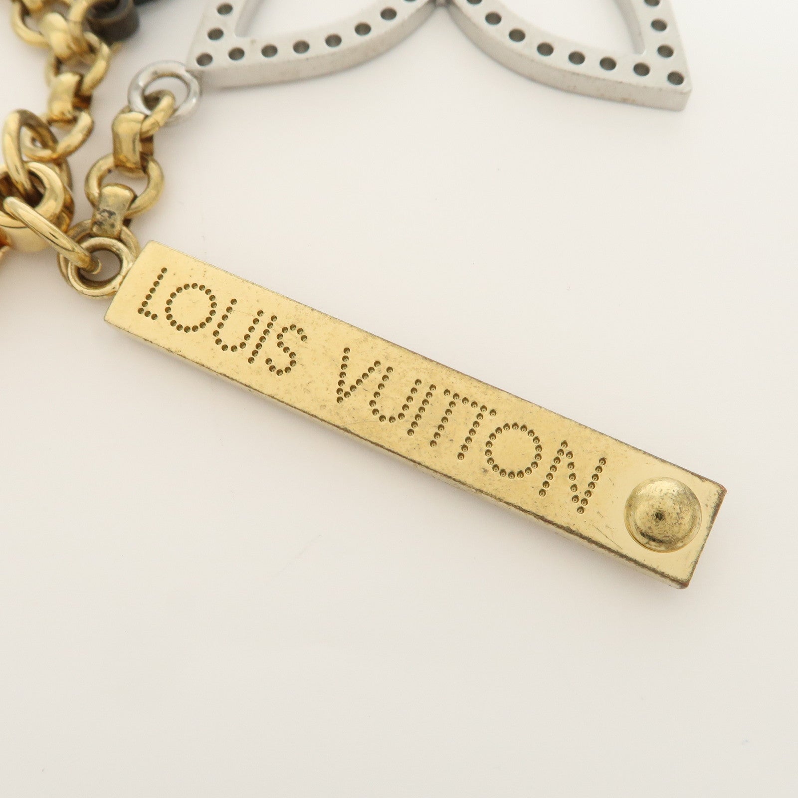 Louis Vuitton Bijoux Sac Tapage Bag Charm Gold Silver Black M65090