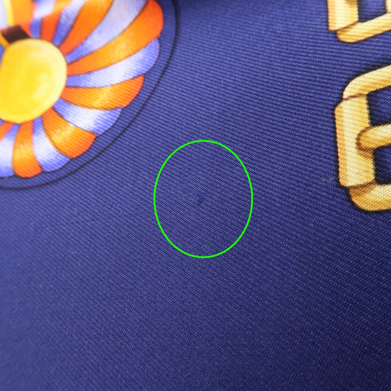 HERMES Carre 90 Silk 100% LES RUBANS DU CHEVAL Navy Used