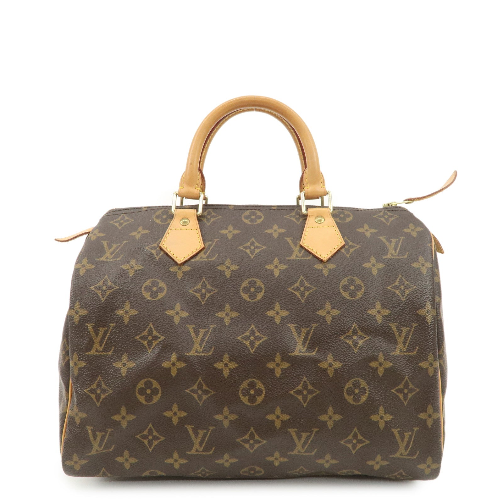 Louis Vuitton Monogram Speedy 30 Boston Bag Hand Bag Brown M41526