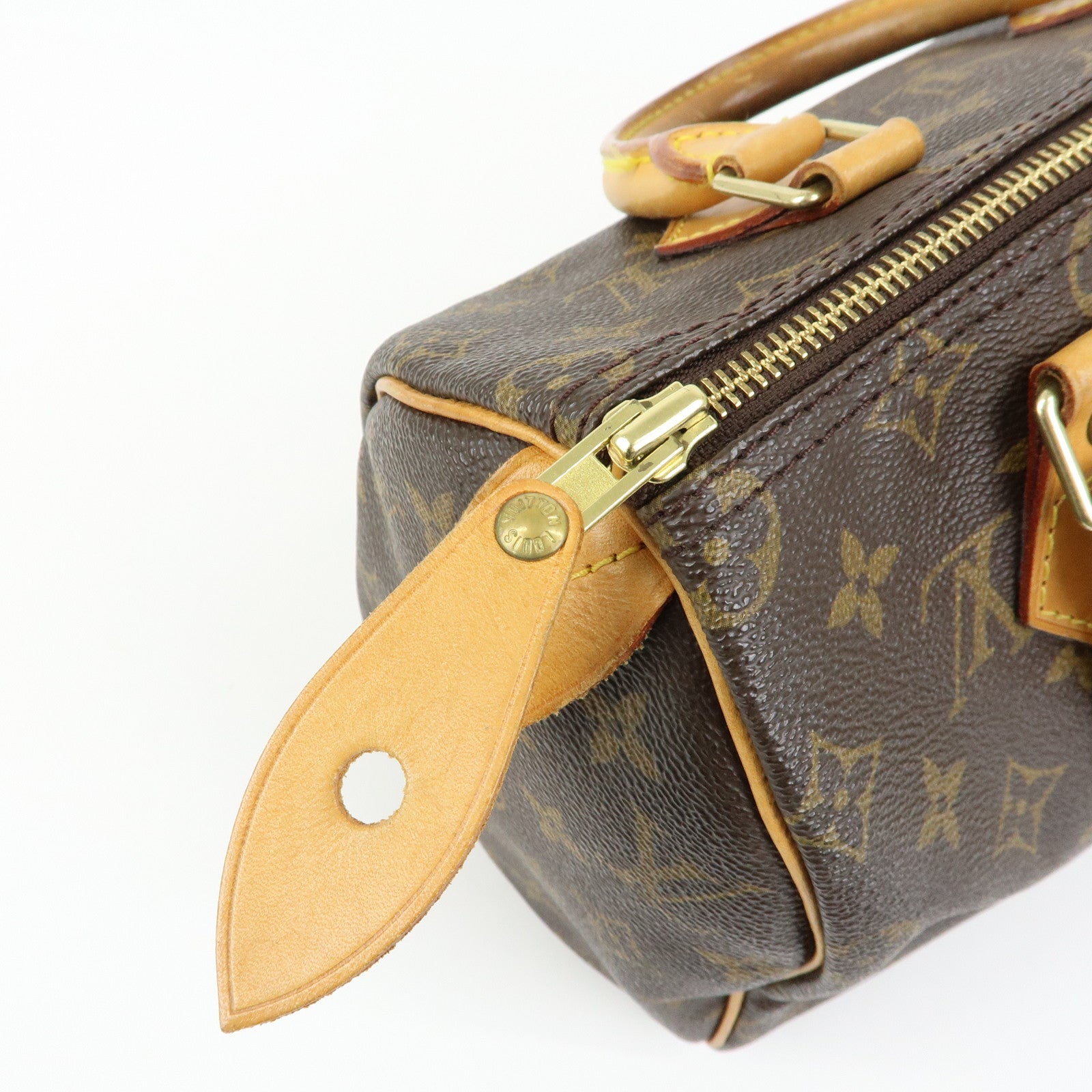 Louis Vuitton Monogram Speedy 25 Boston Bag Hand Bag Brown M41528