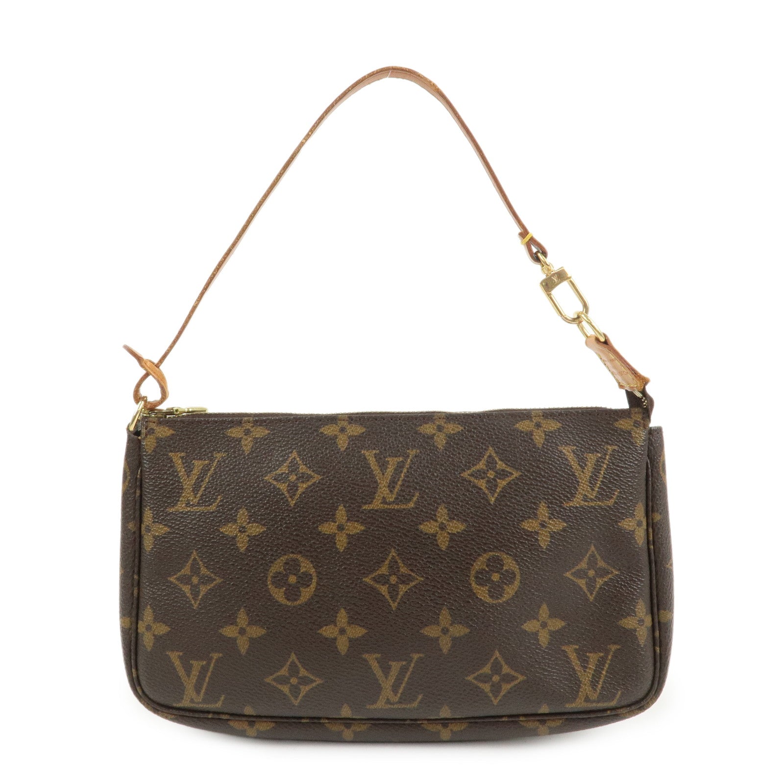 Louis Vuitton Monogram Pochette Accessoires Pouch Hand Bag M51980