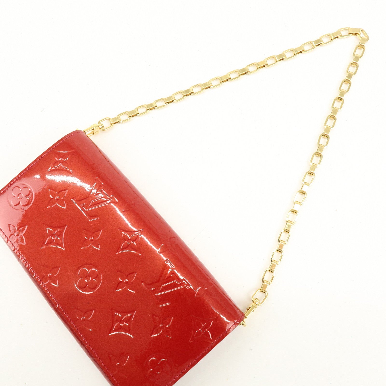 Louis Vuitton Monogram Vernis Portefeuille Sarah Chain Bag M90206