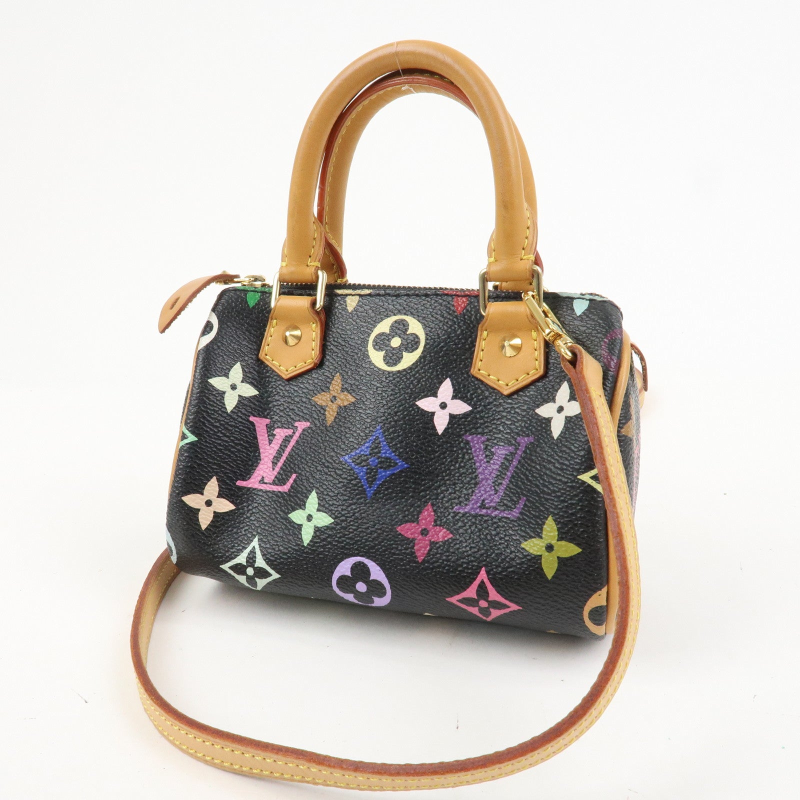 Louis Vuitton Monogram Multicolor Mini Speedy Mini Bag Noir M92644