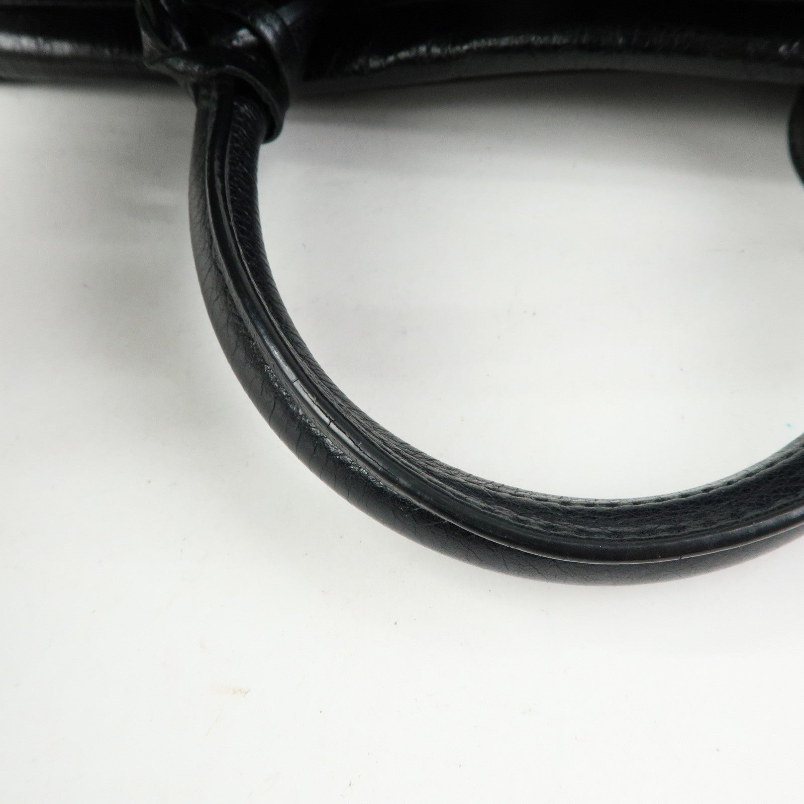 BALENCIAGA Padlock All Afternoon Mute City 2Way Bag Black 443698