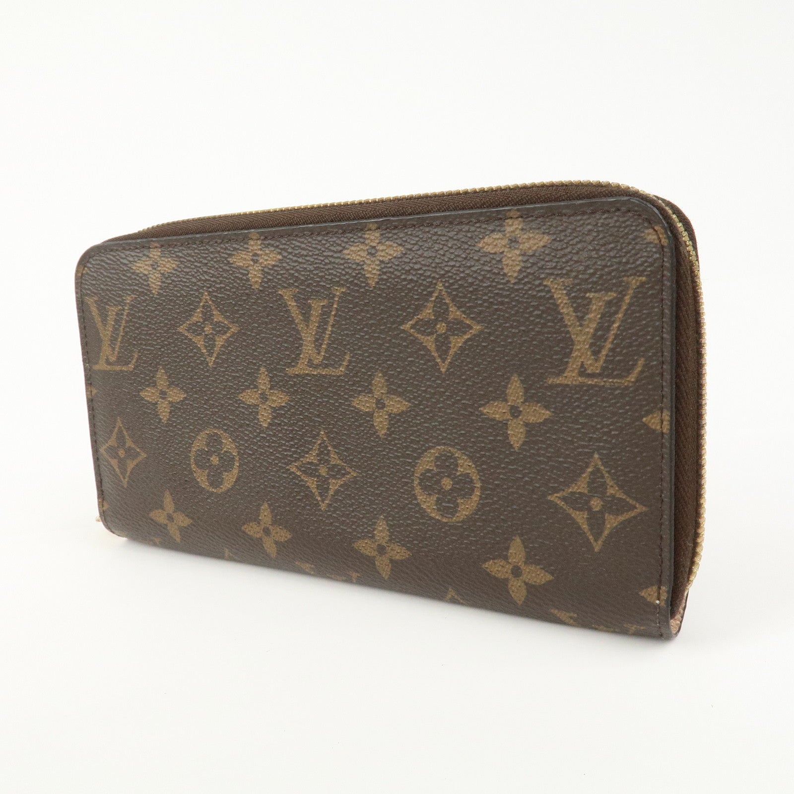 Louis Vuitton Monogram Zippy Long Wallet Rose Ballerine M41894