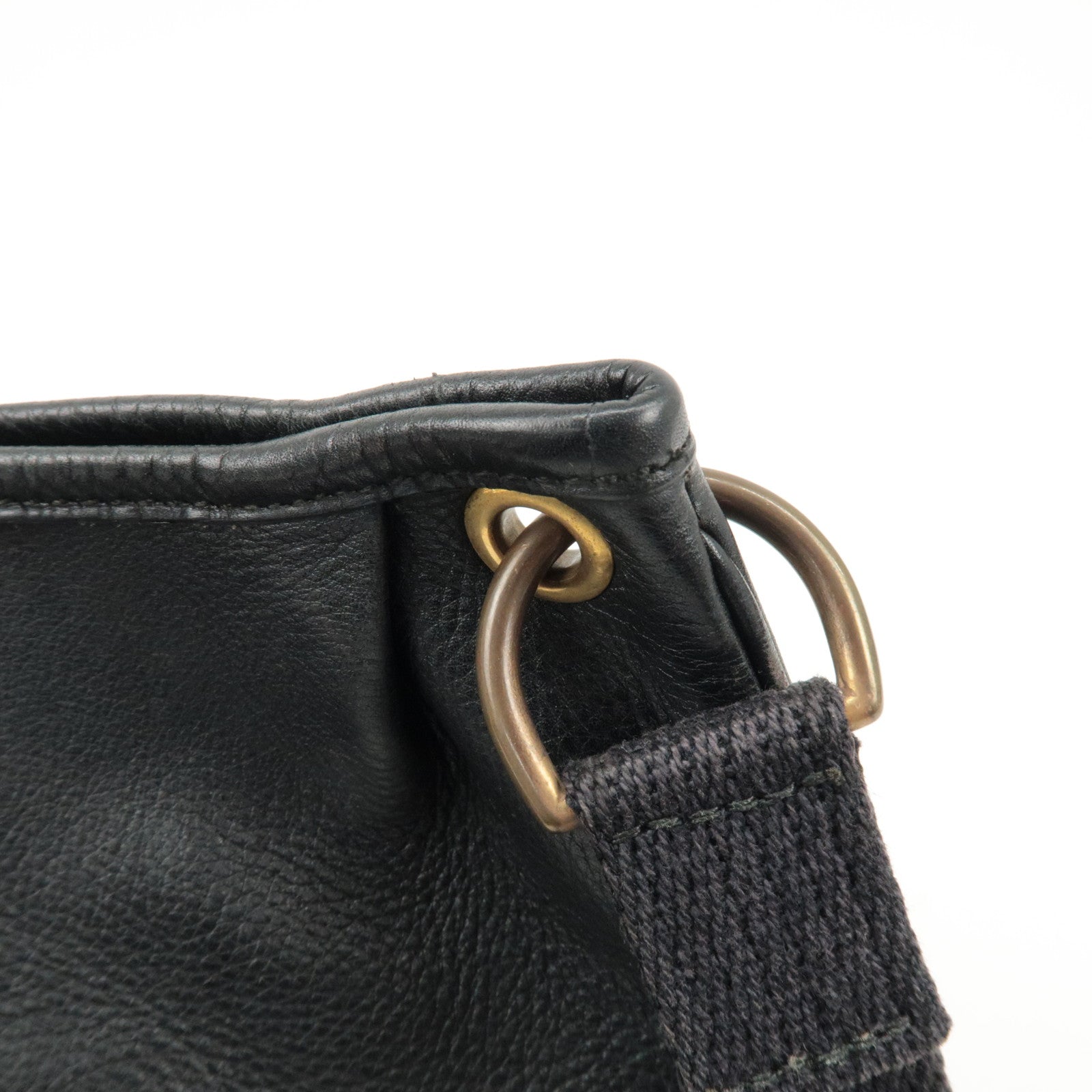 HERMES Mini Rodeo Leather Shoulder Bag Crossbody Bag Q Engraved Used