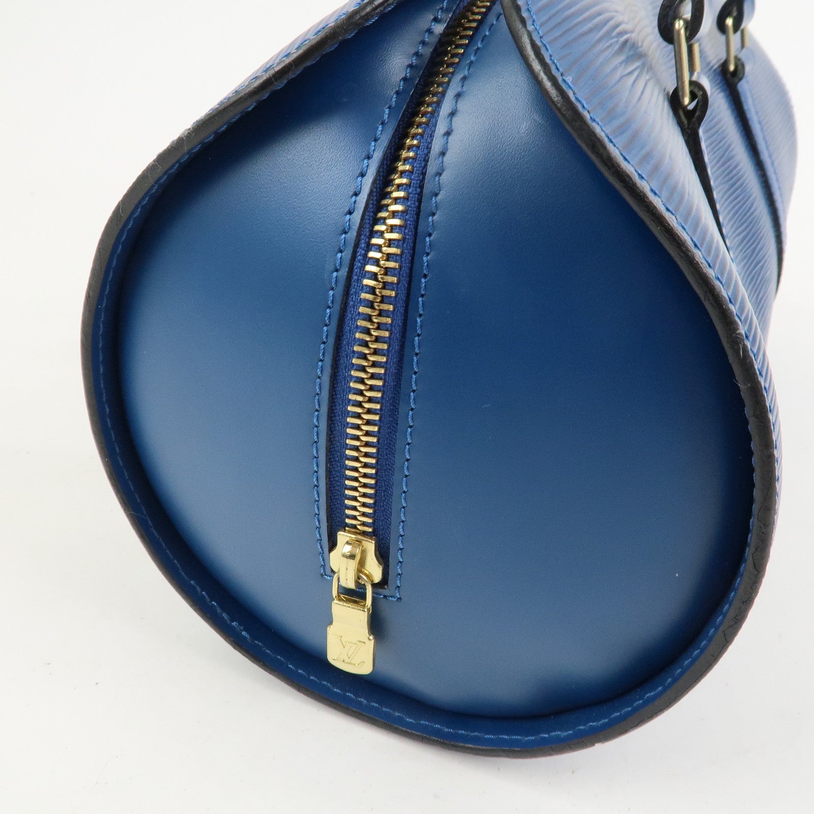 Louis Vuitton Epi Soufflot Shoulder Bag Hand Bag Toledo Blue M52225