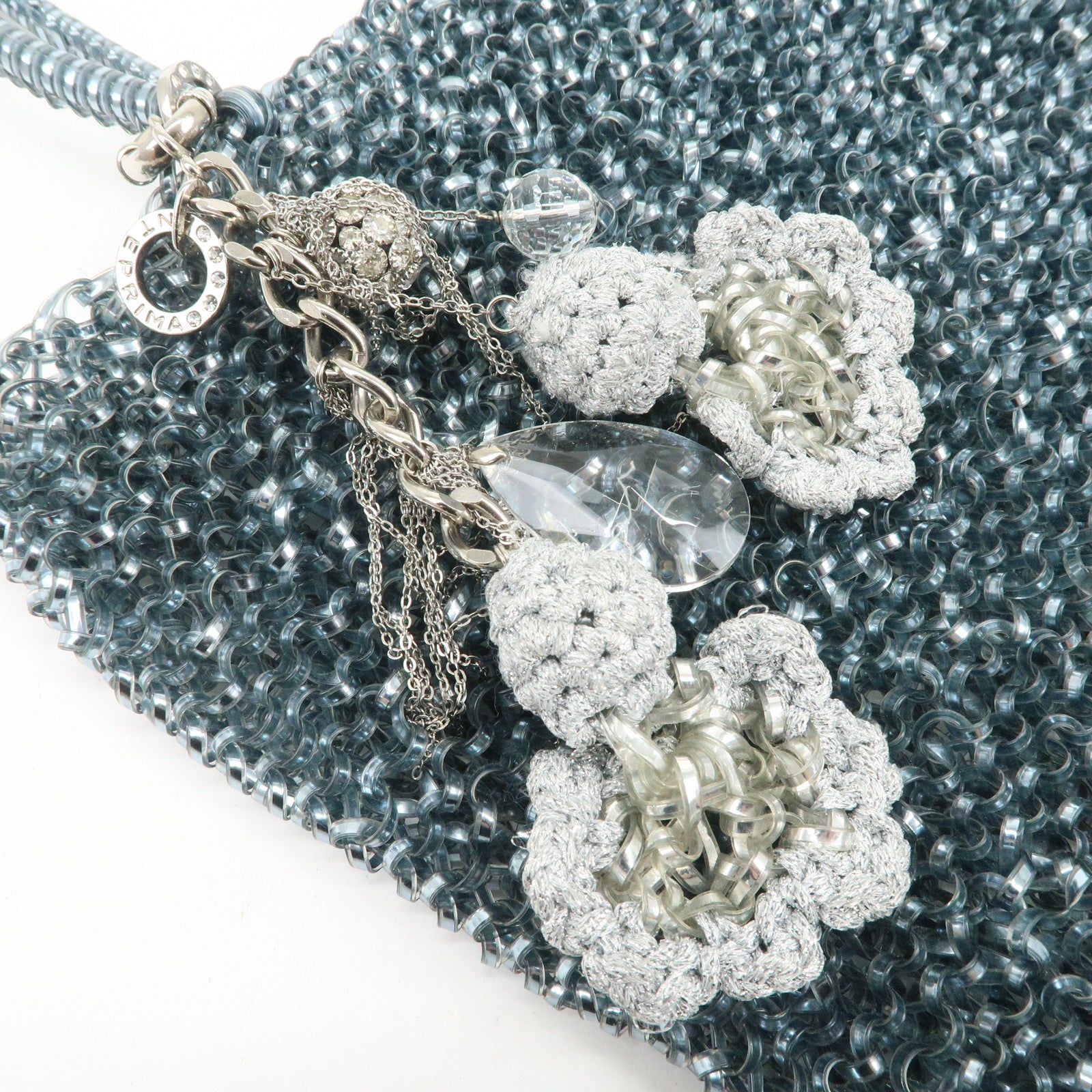 ANTEPRIMA PVC Wire Bag Tote Bag Hand Bag Silver