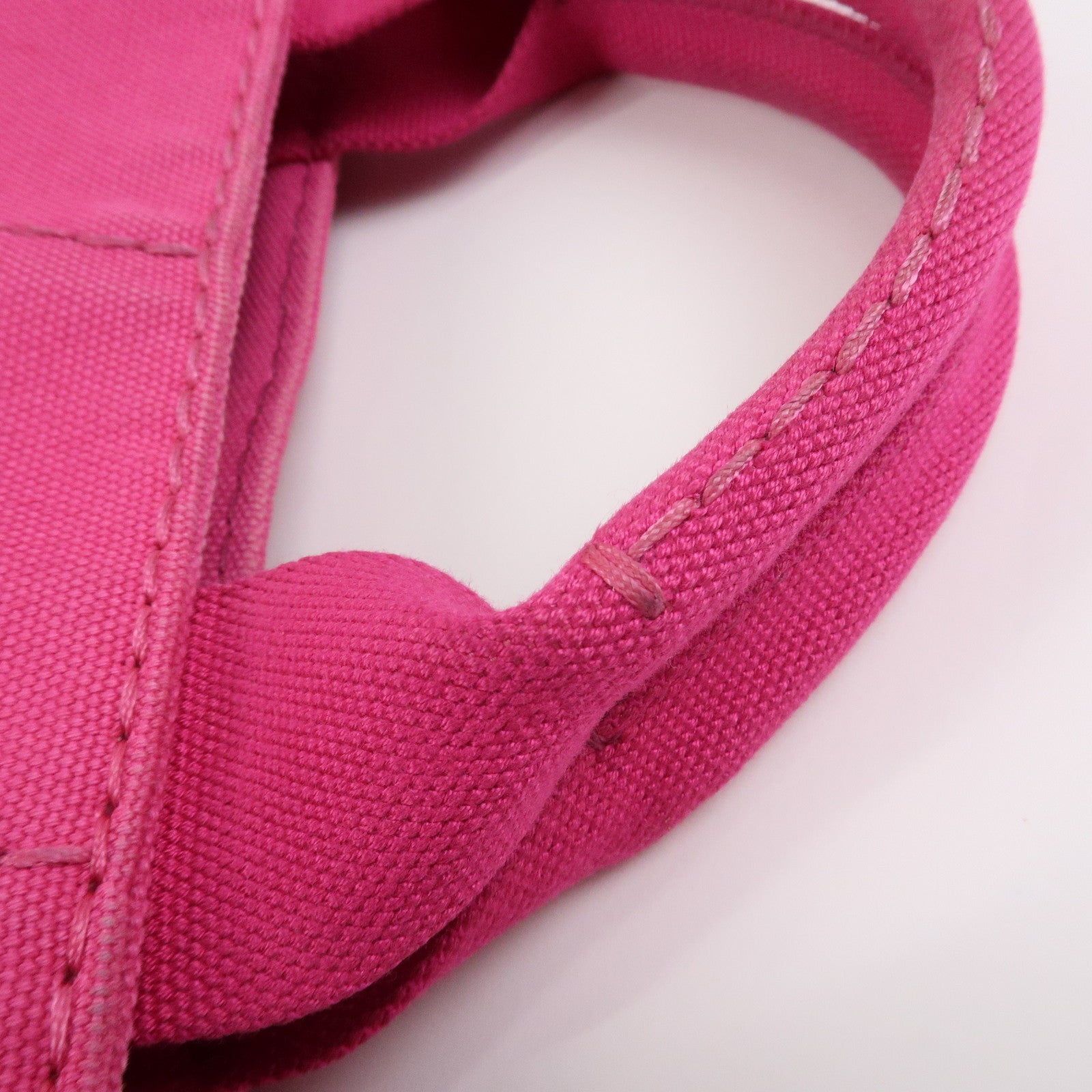 PRADA Canvas Canapa Mini 2Way Bag Hand Shoulder Bag Pink B2439G