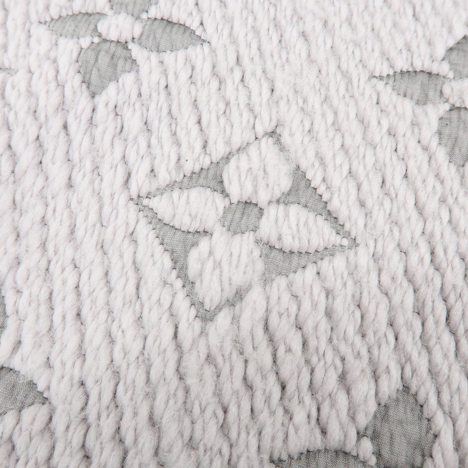 Louis Vuitton Monogram Escharp Logomania Scarf Gris Perle M74742