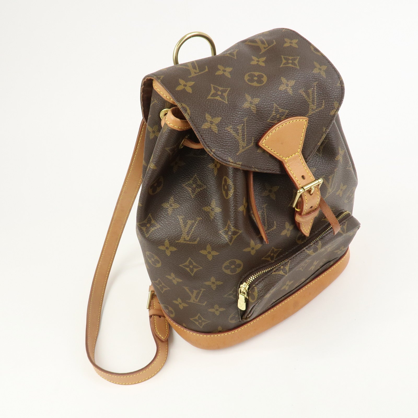 Louis Vuitton Monogram Montsouris MM Backpack Brown M51136
