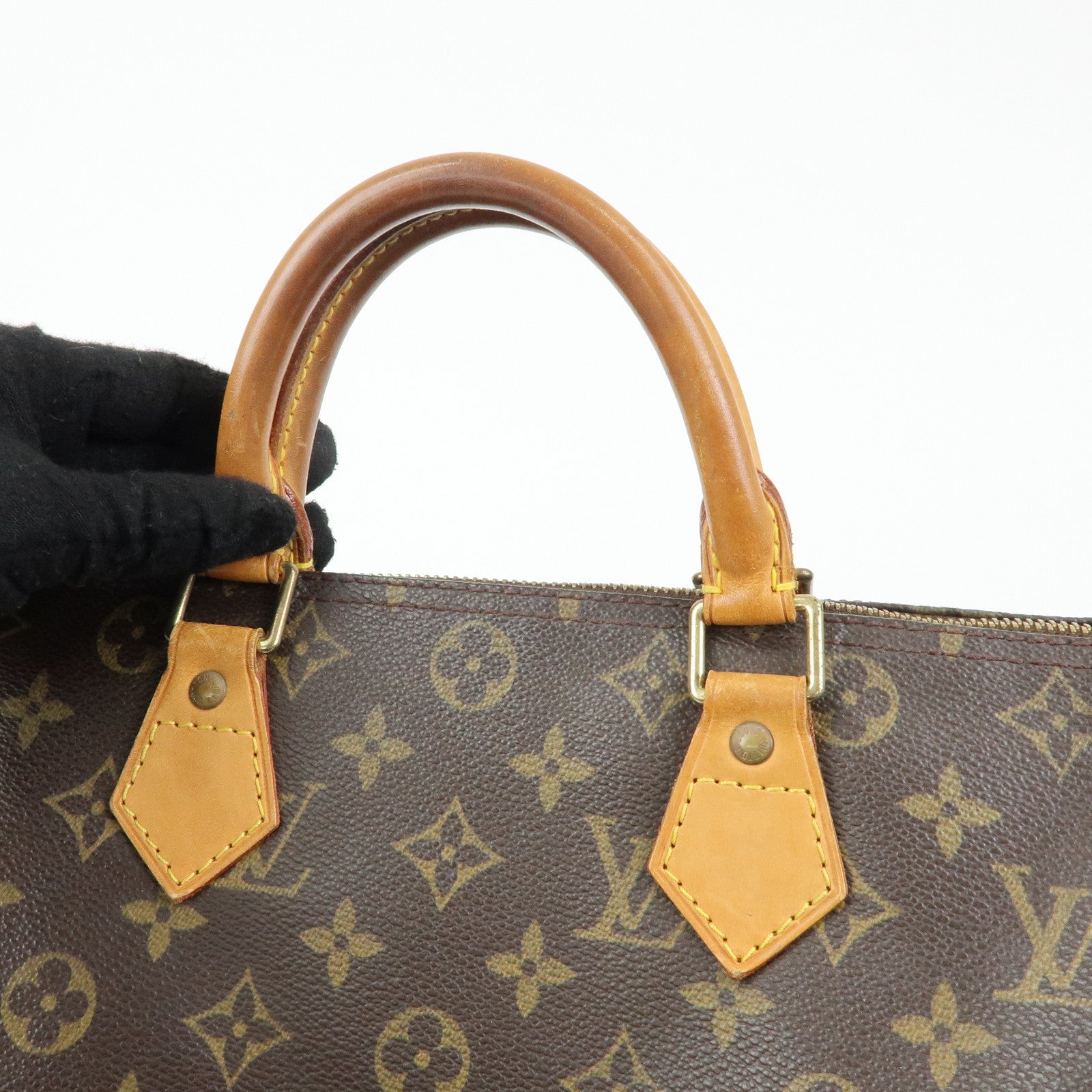 Louis Vuitton Monogram Speedy 30 Boston Bag Hand Bag Brown M41526