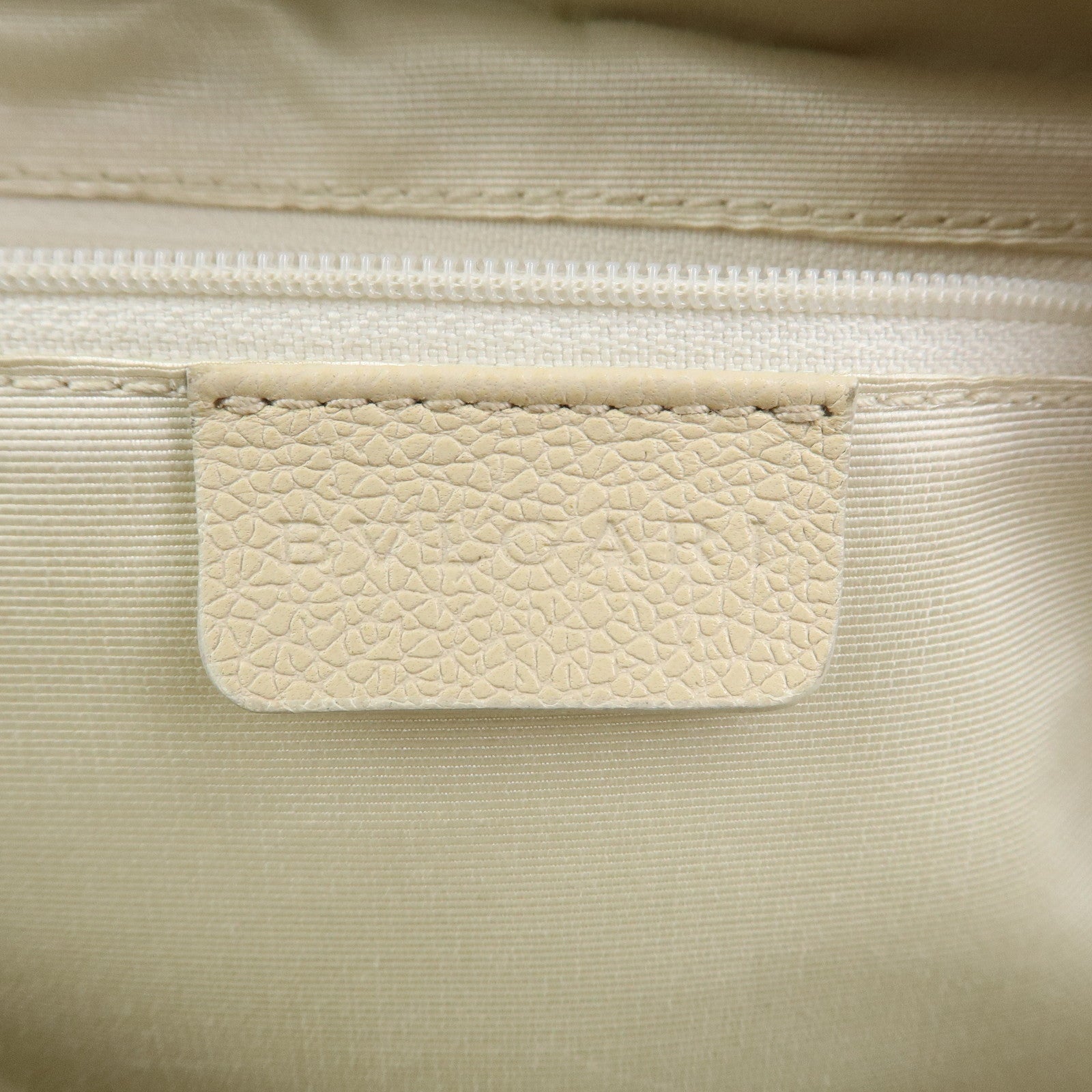 BVLGARI Logo Mania Canvas Leather Shoulder Bag Hand Bag Pink