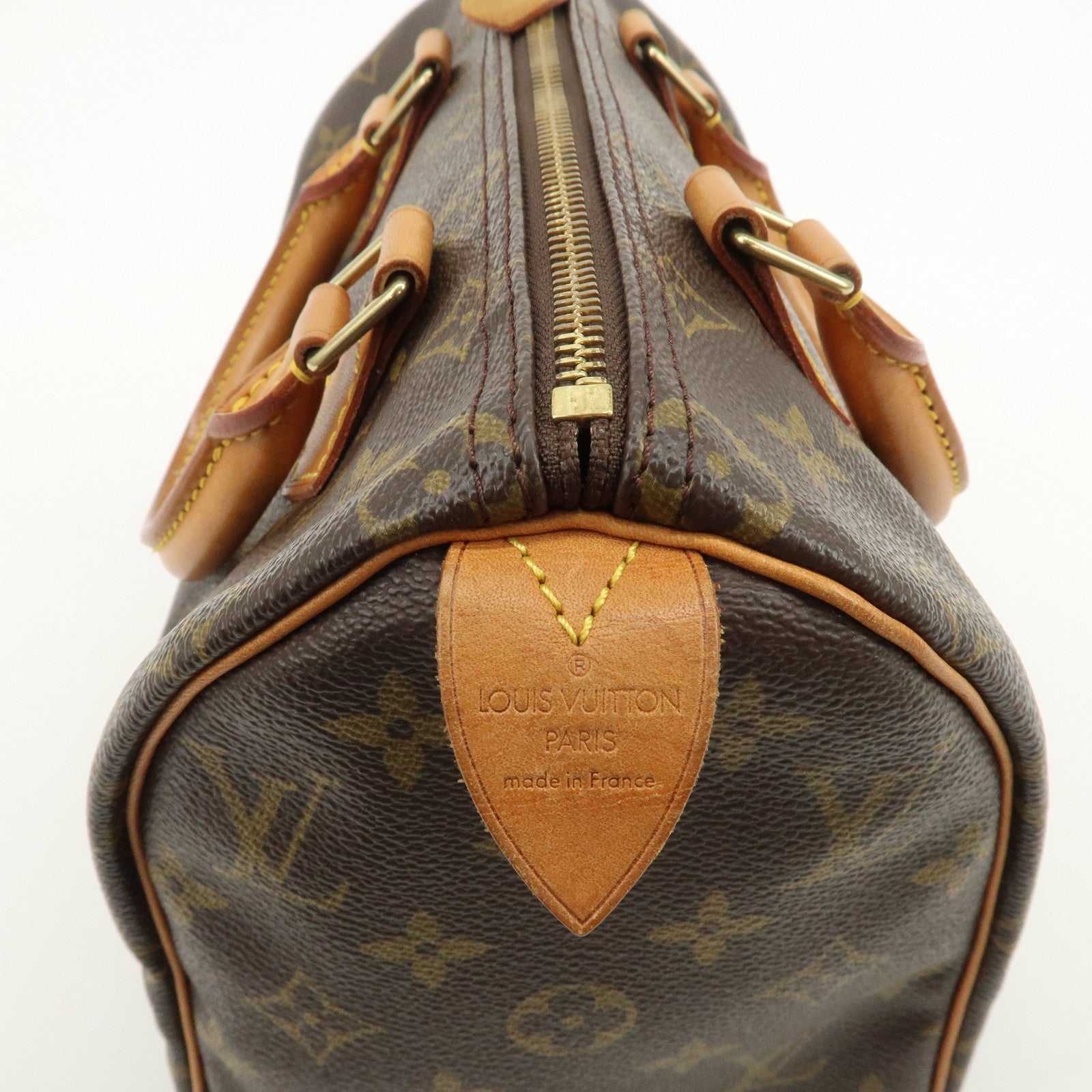 Louis Vuitton Monogram Speedy 25 Boston Bag Hand Bag Brown M41528