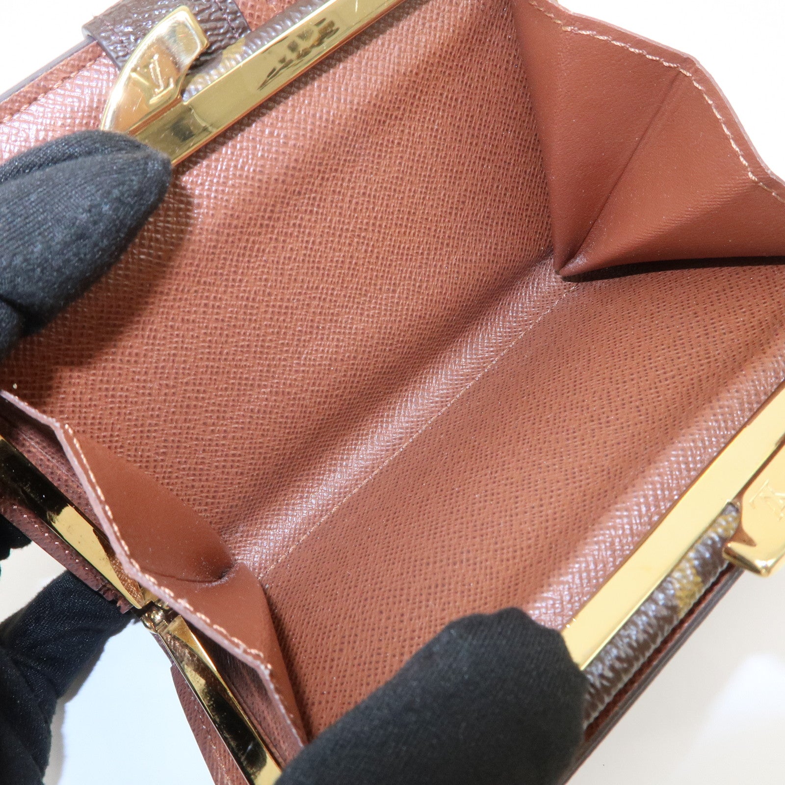 Louis Vuitton Monogram Portefeuille Viennois Wallet Brown M61674 Used