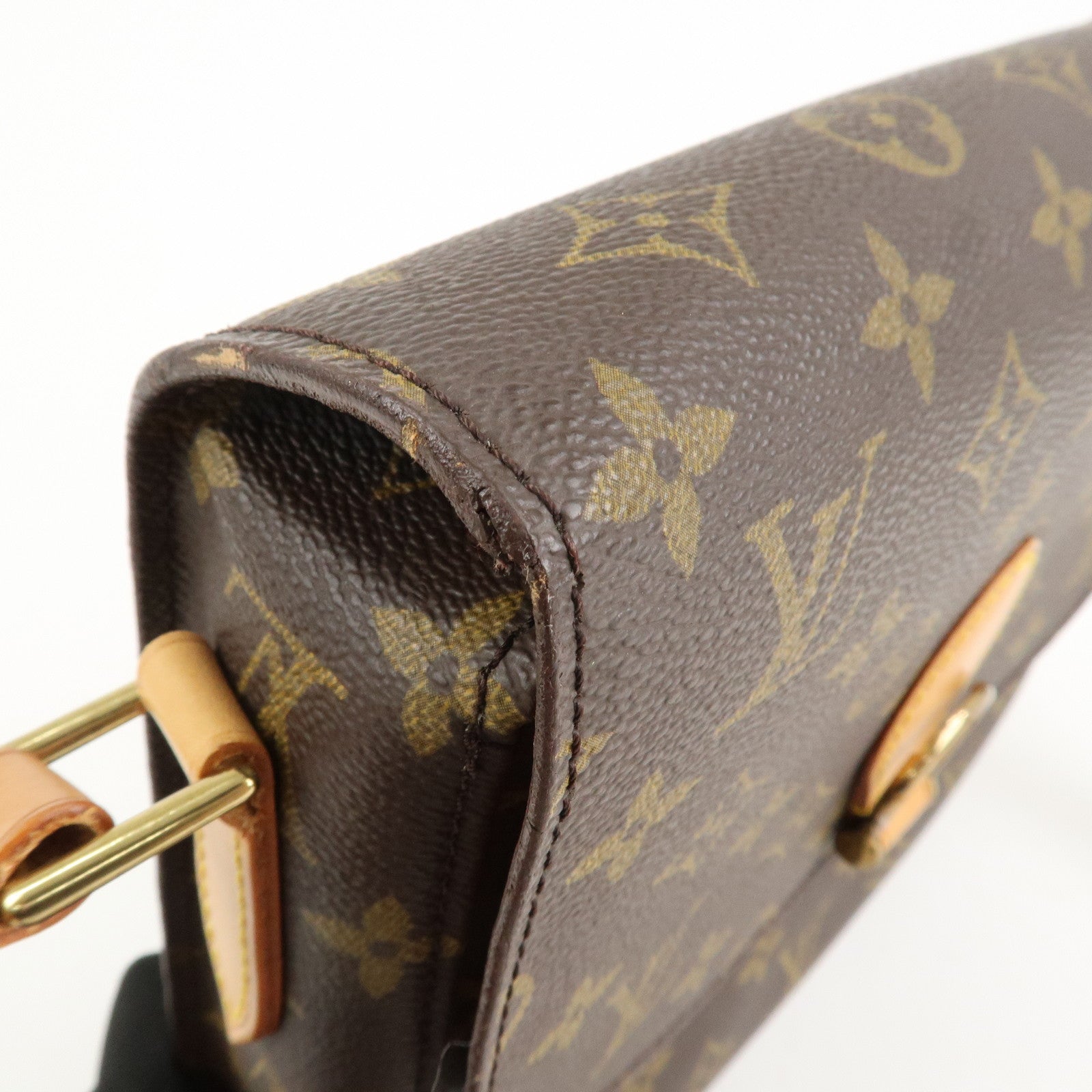 Louis Vuitton Monogram Saint Cloud GM Shoulder Bag Brown M51242 Used