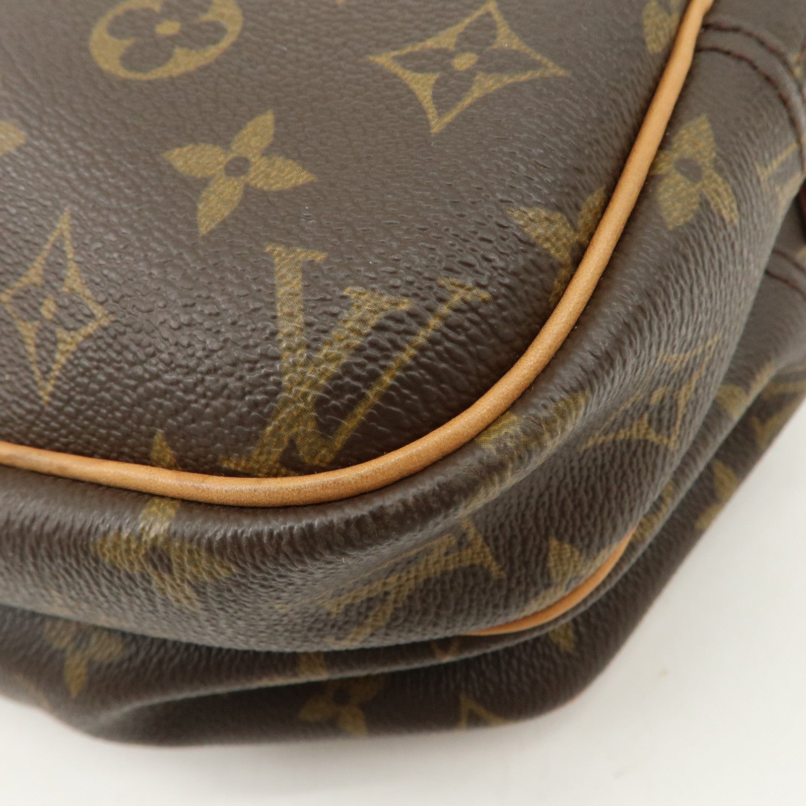 Louis Vuitton Monogram Reporter PM Shoulder Bag Brown M45254 Used