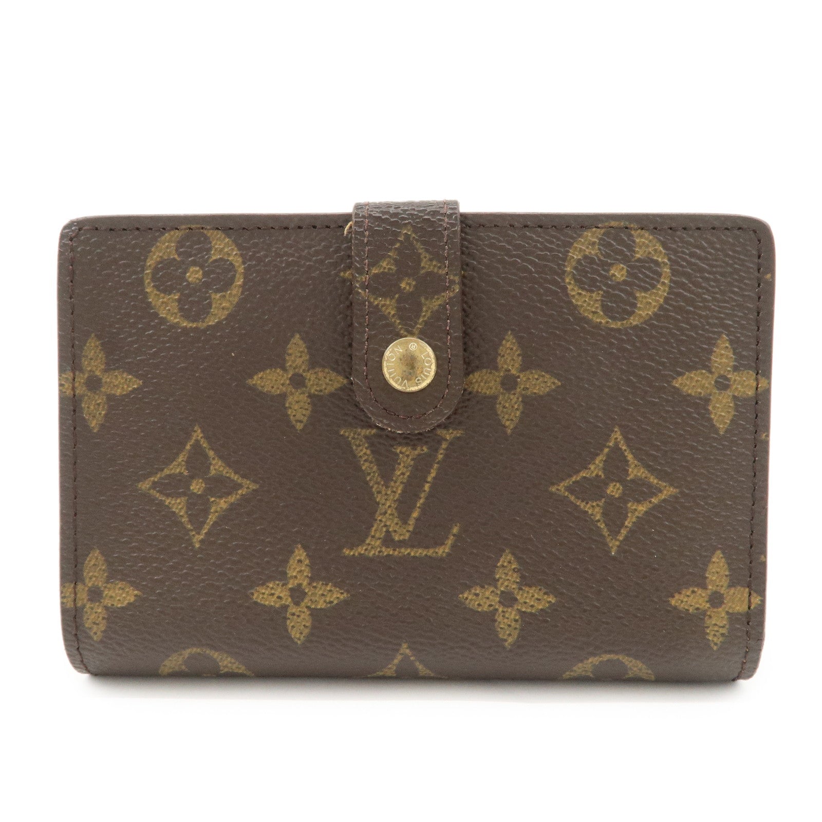 Louis Vuitton Monogram Portefeuille Viennois Wallet Brown M61674 Used