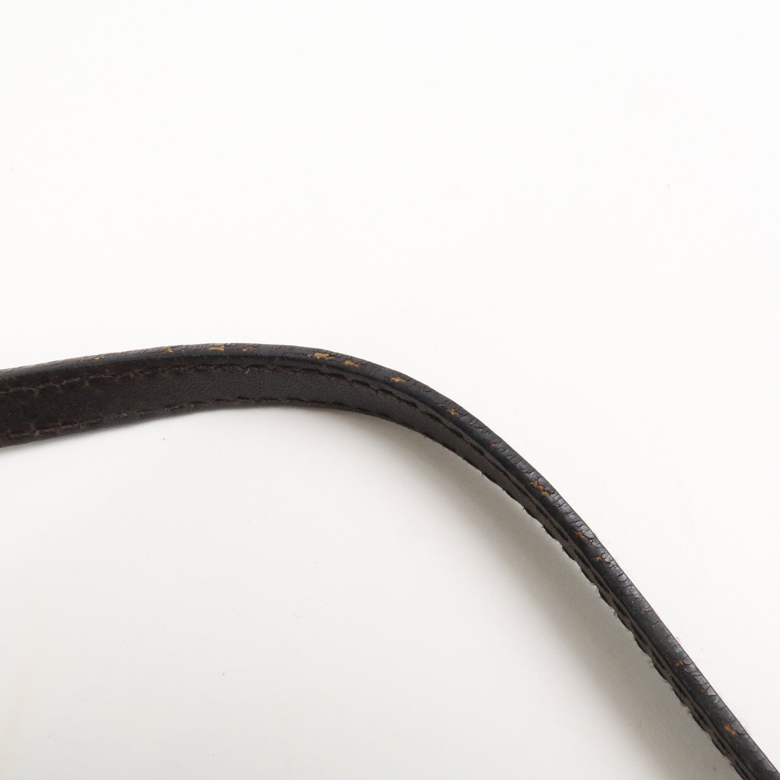 GUCCI Boat Bag GG Canvas Leather Hand Bag Brown 07198