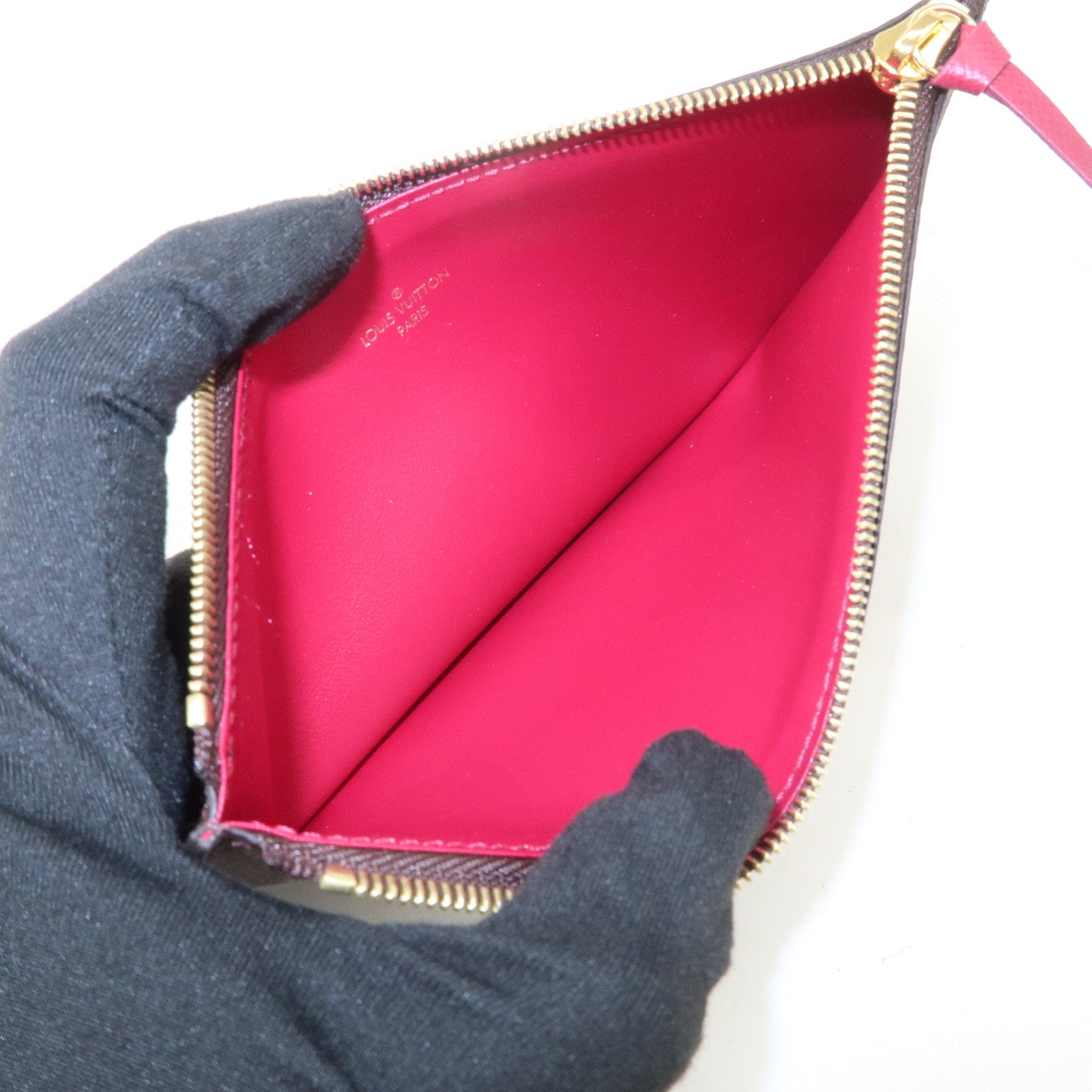 Louis Vuitton Monogram Pochette Felicie Shoulder Bag Brown M61276