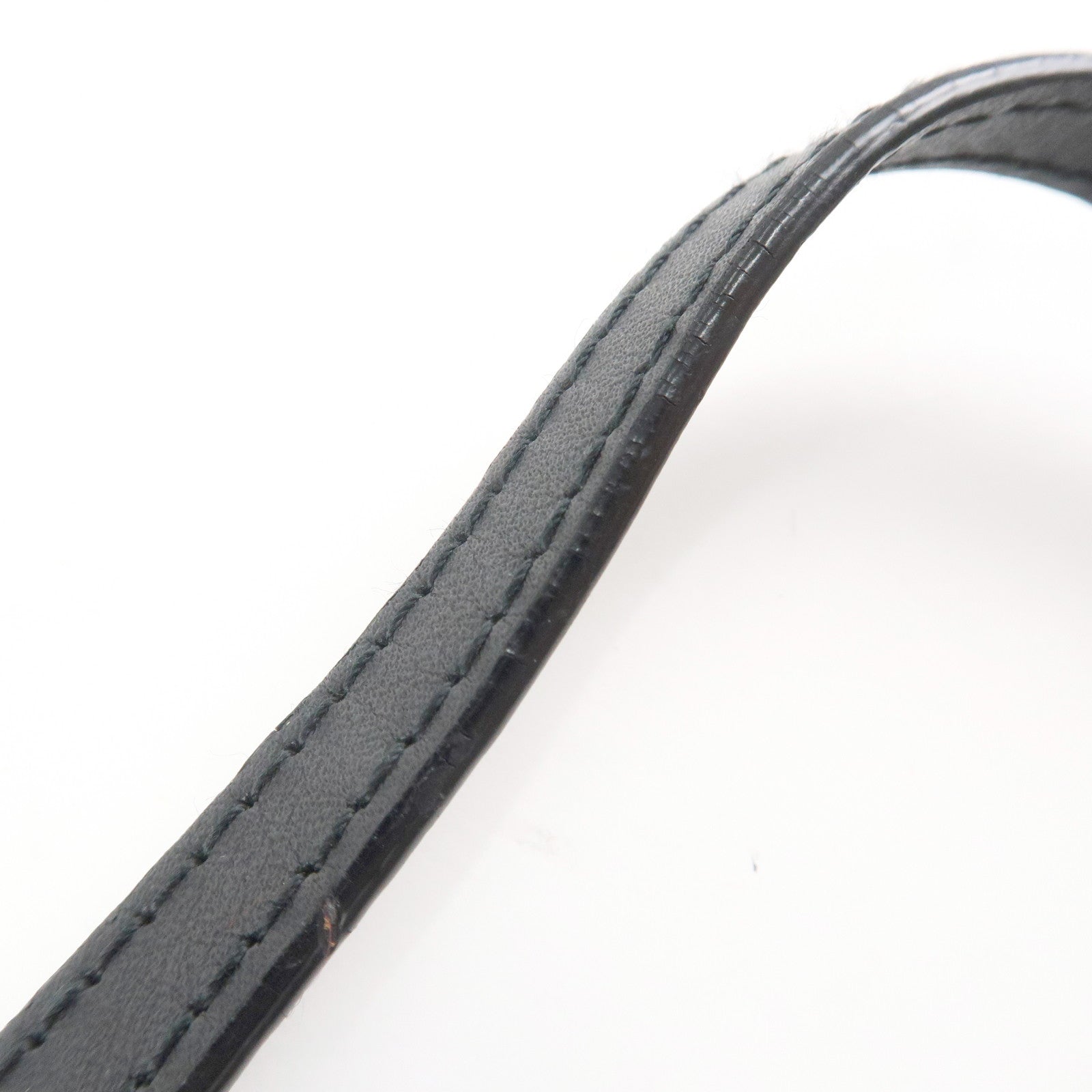 Christian Dior Trotter Canvas Leather Saddle Pouch Shoulder Bag Black Used