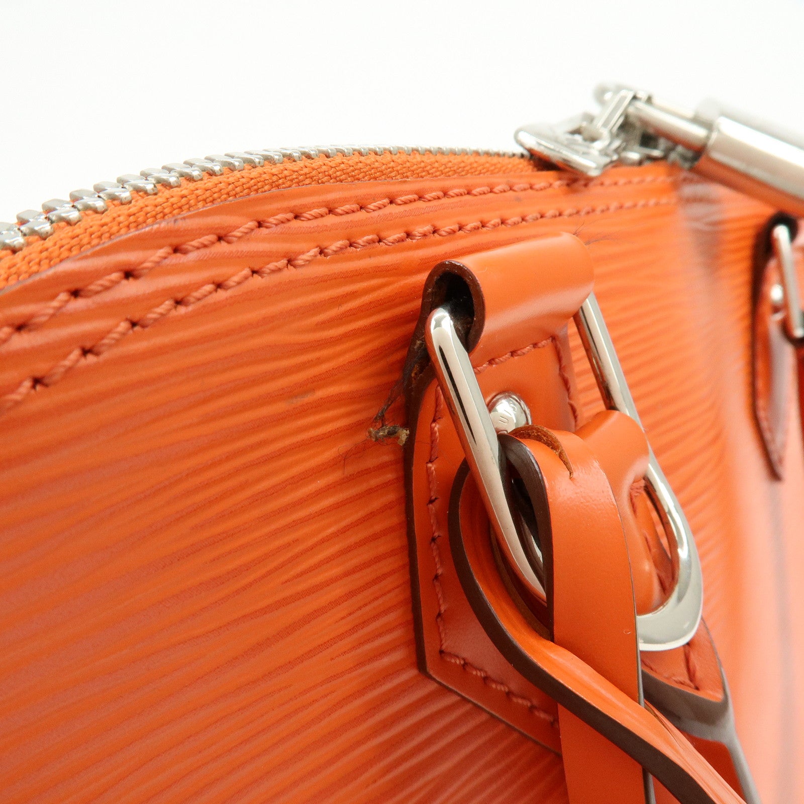 Louis Vuitton Epi Alma PM Hand Bag Pimont Orange M40623