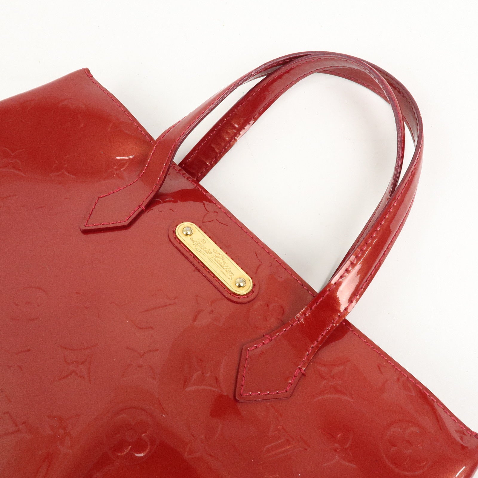 Louis Vuitton Monogram Vernis Wilshire PM Hand Bag M93642