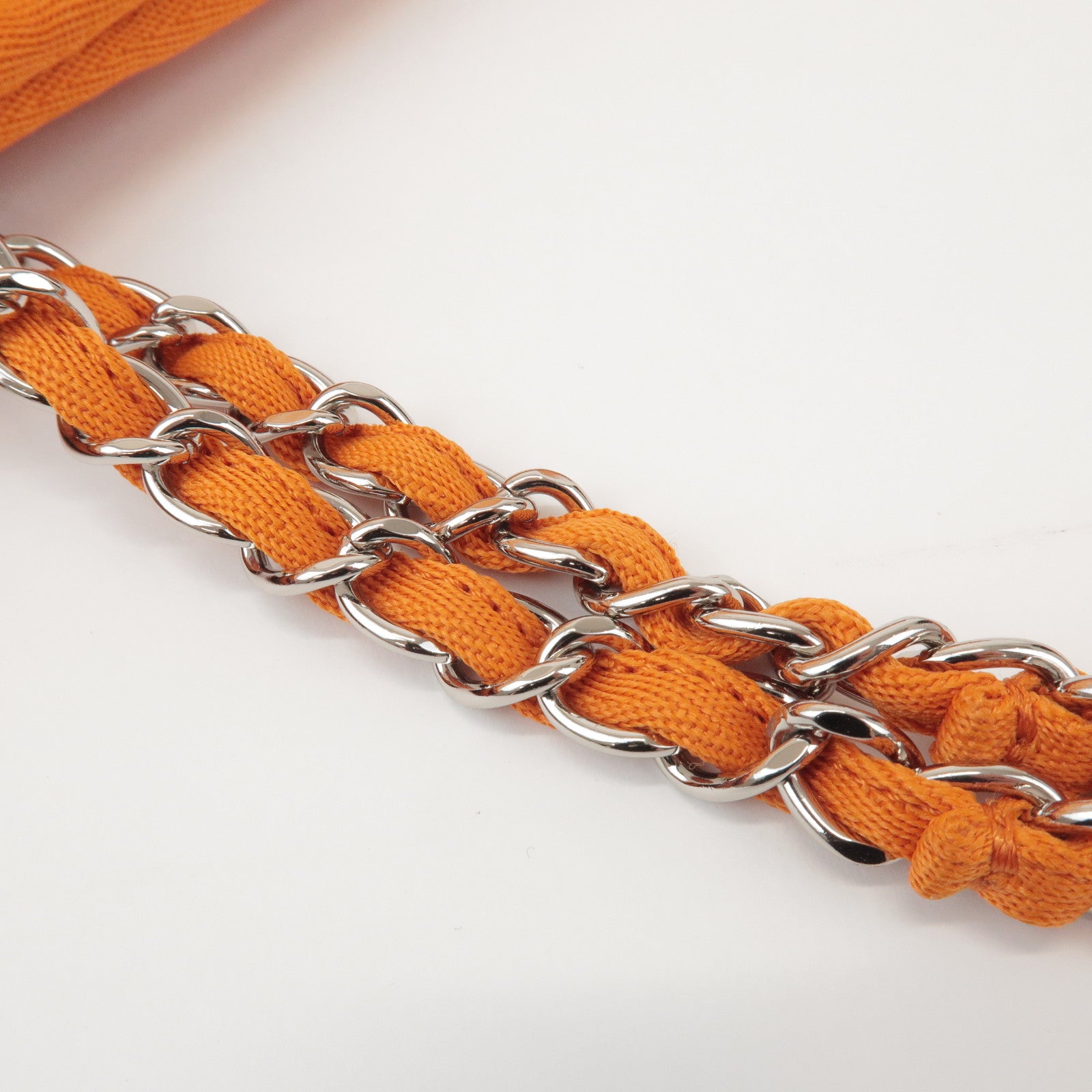 CHANEL Deauville MM Straw Leather Tote Bag Shoulder Bag A67001