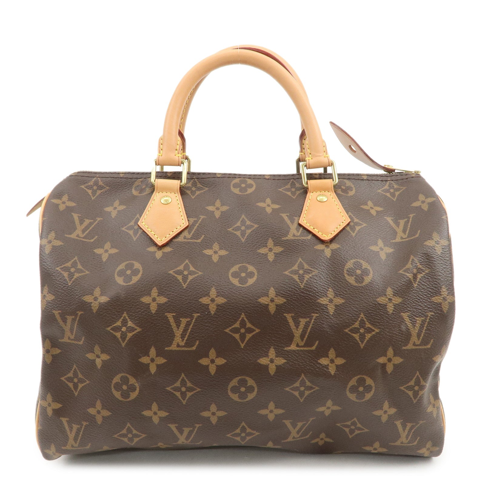 Louis Vuitton Monogram Speedy 30 Boston Bag Hand Bag Brown M41108