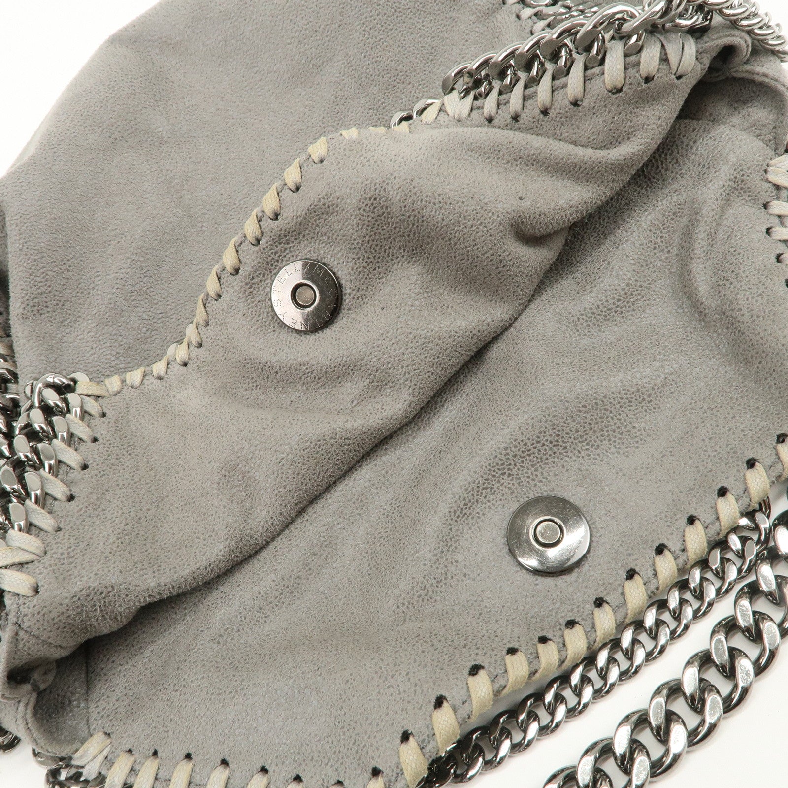 STELLA MCCARTNEY Polyester Falabella 2Way Shoulder Bag Gray