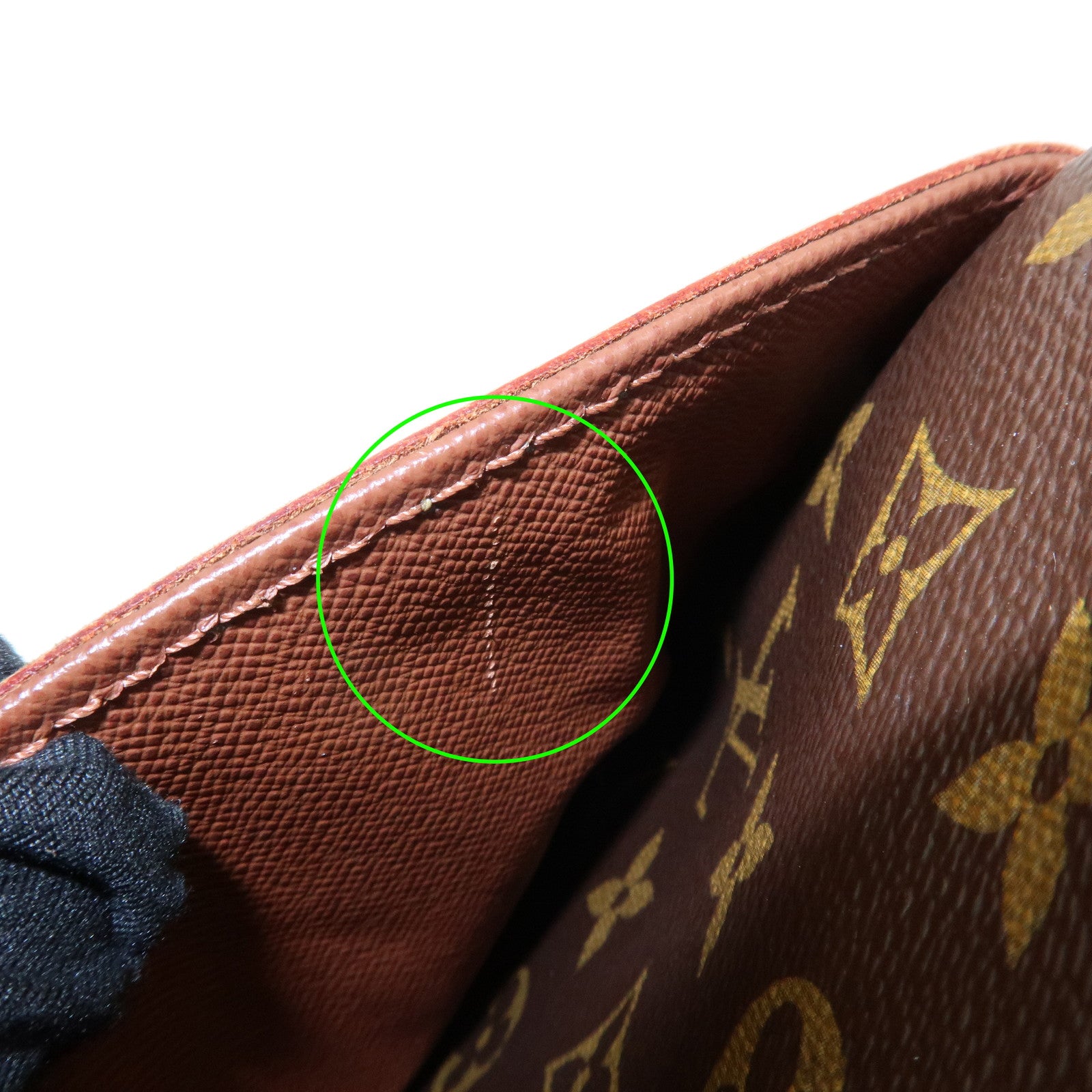 Louis Vuitton Monogram Danube Shoulder Bag Brown M45266 Used