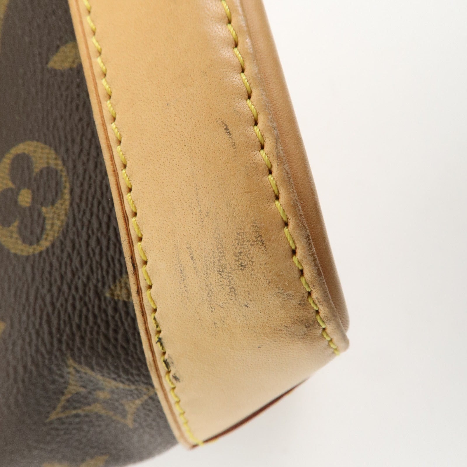 Louis Vuitton Monogram Lockit Hand Bag Brown M40102