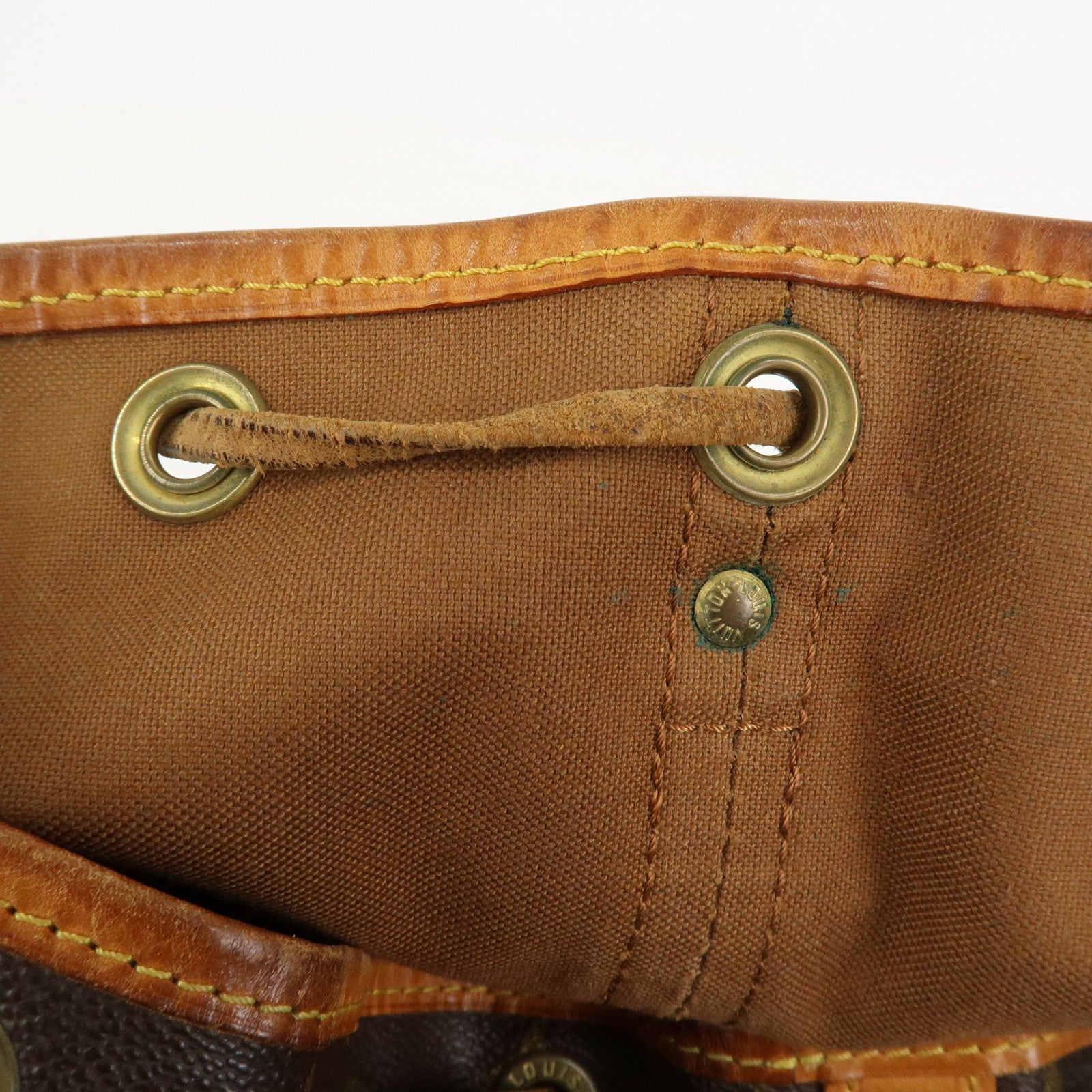 Louis Vuitton Monogram Canvas Petit Noe Shoulder Bag Brown M42226